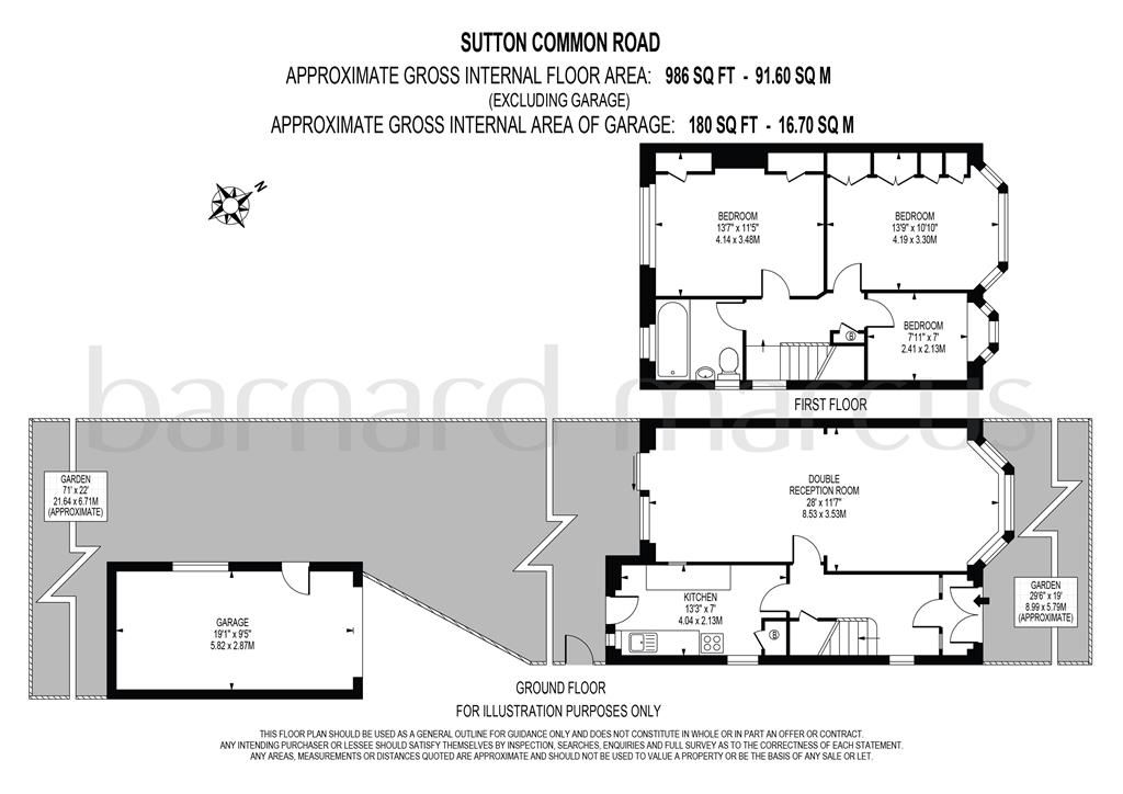 3 bed semidetached house to rent in Sutton Common Road, Sutton SM3