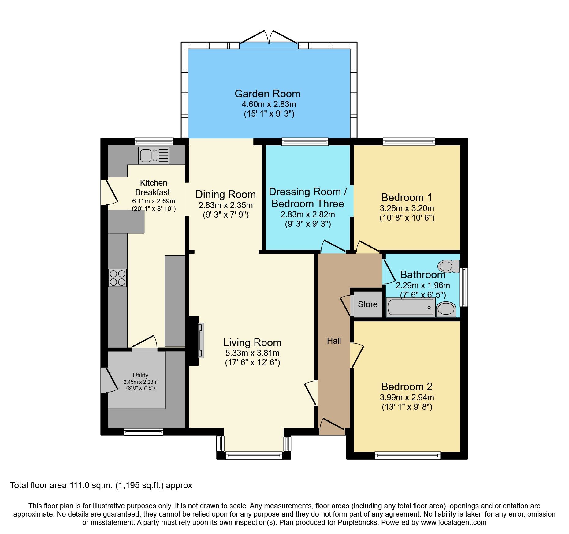 2 bed detached bungalow for sale in Main Street, Woolsthorpe By Belvoir