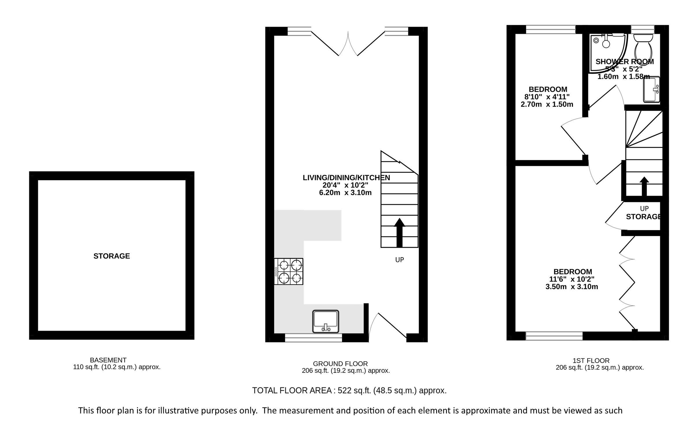 2 bed terraced house for sale in Spencer Street, St. Albans