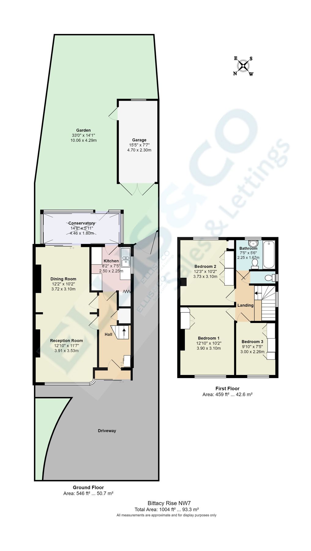 3 bed semidetached house for sale in Bittacy Rise, Mill Hill, London