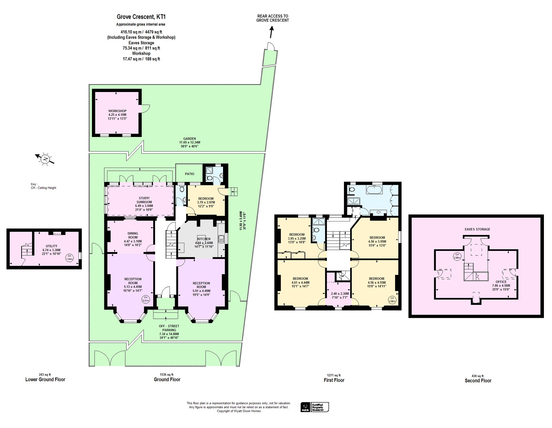 5 bed detached house for sale in Grove Crescent, Kingston Upon Thames