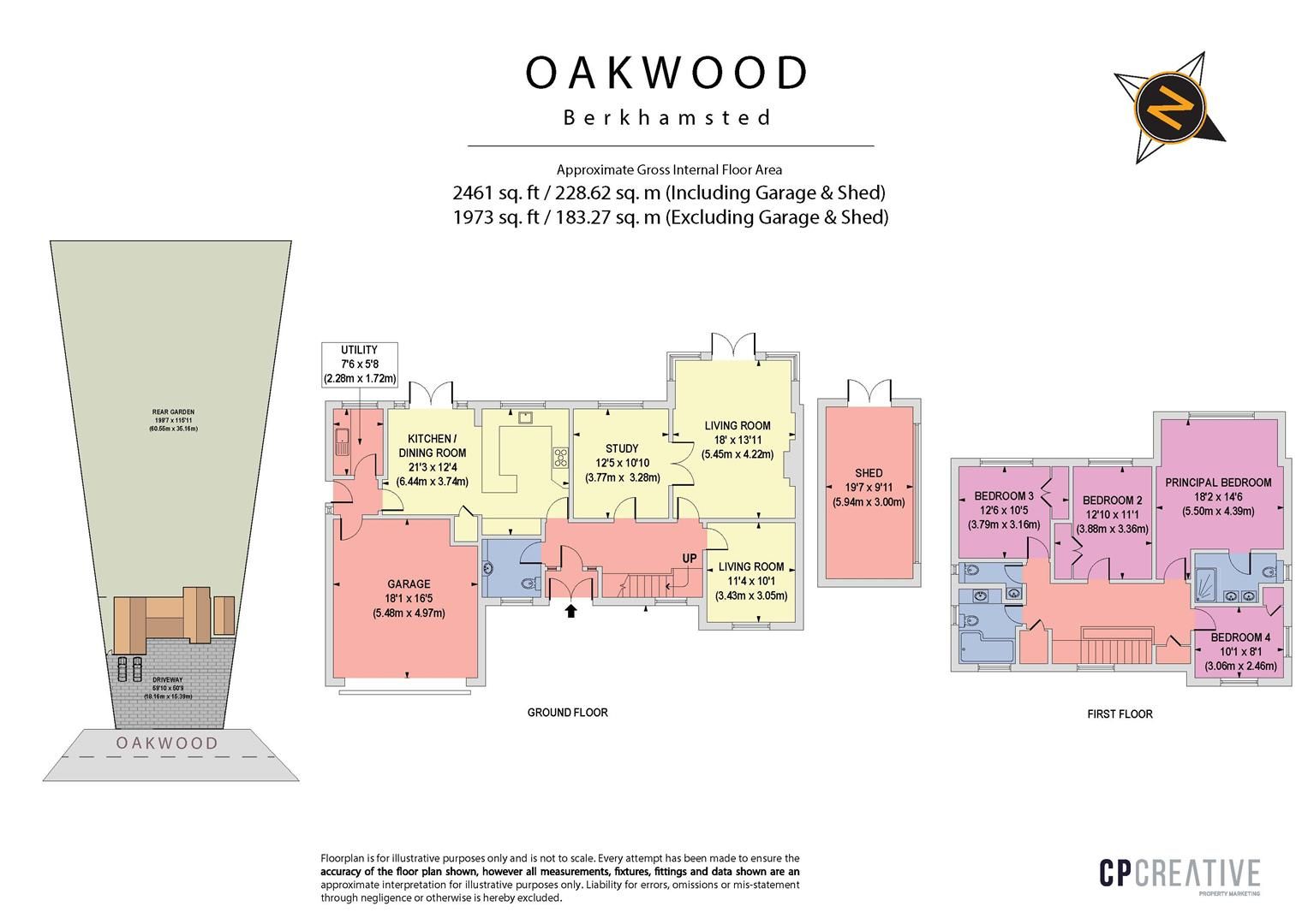 4 bed detached house for sale in Hockeridge View, Oakwood, Berkhamsted