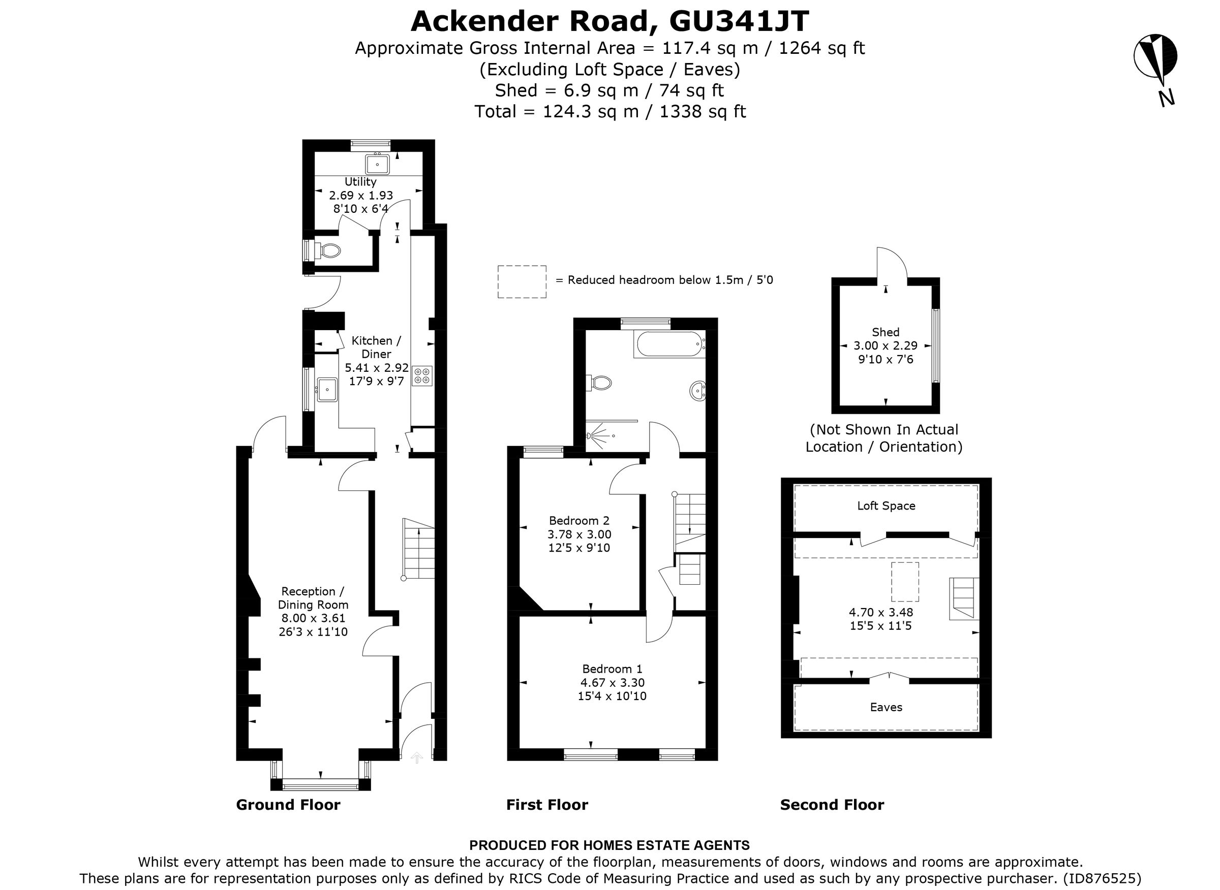 2 bed semidetached house for sale in Ackender Road, Alton, Hampshire