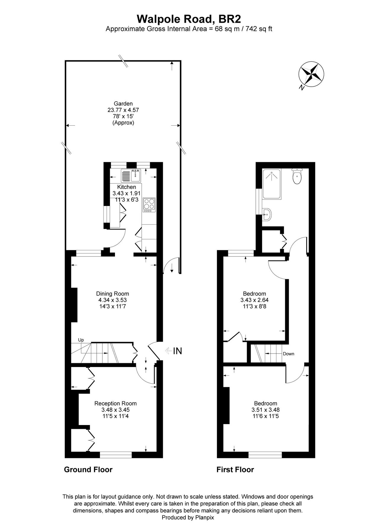 2 bed end terrace house for sale in Walpole Road, Bromley, Kent BR2