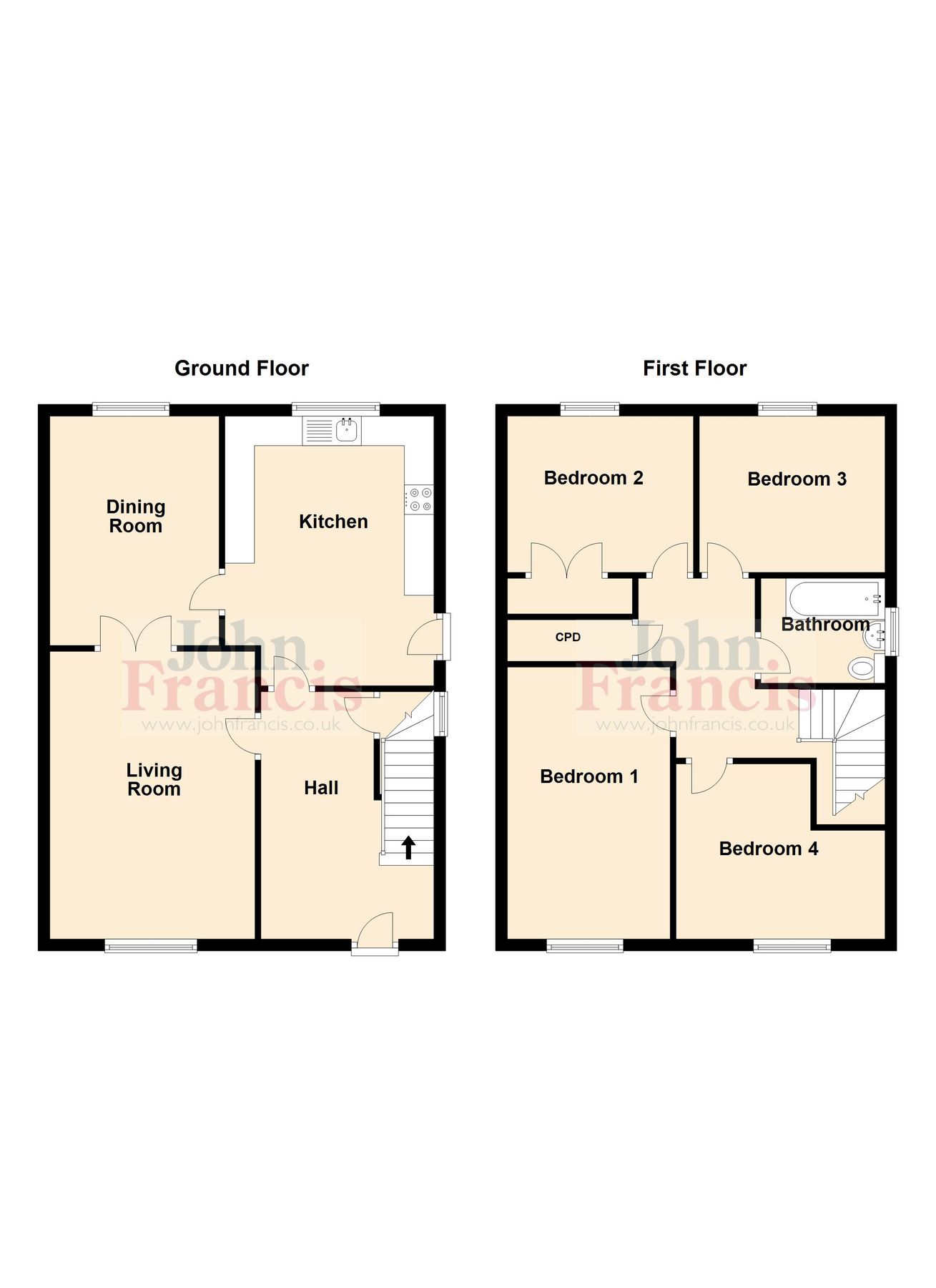 4 bed detached house for sale in Llansteffan Road, Johnstown