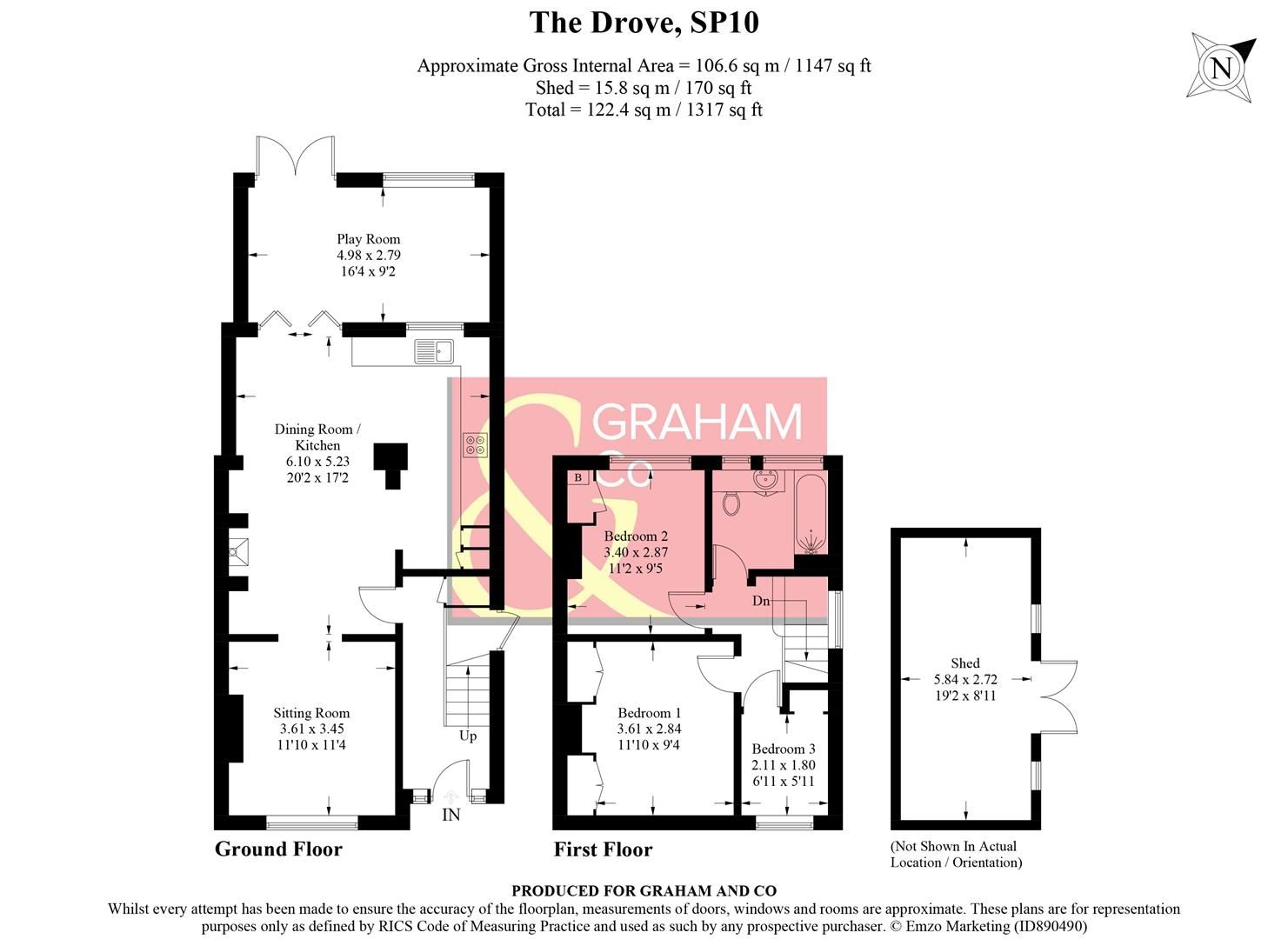 3 bed semi-detached house for sale in The Drove, Andover SP10 - Zoopla