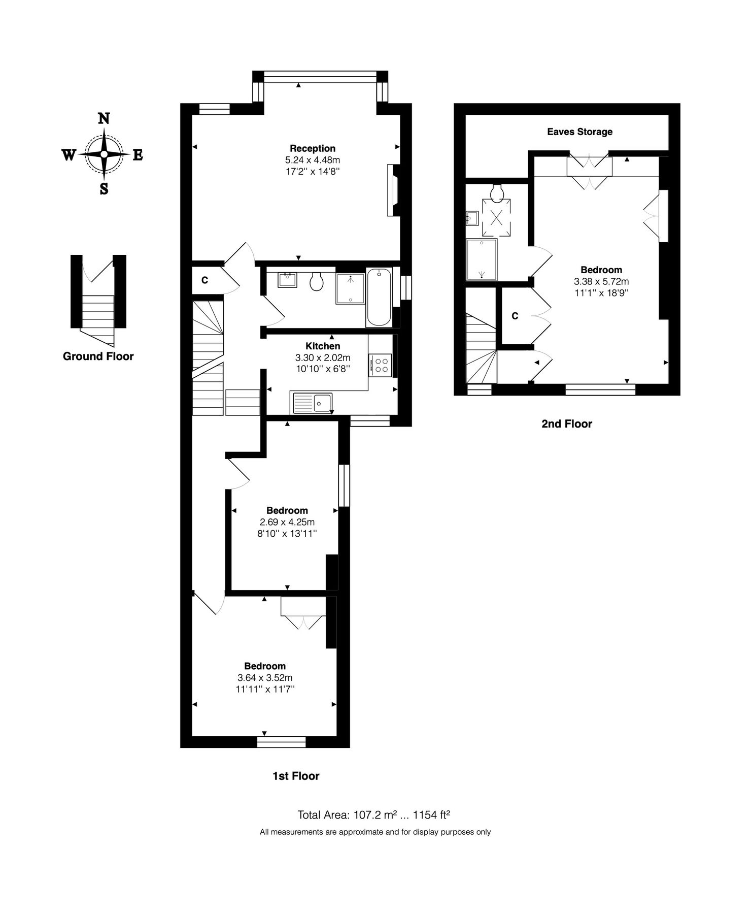3 bed flat for sale in Clifford Gardens, London NW10 Zoopla