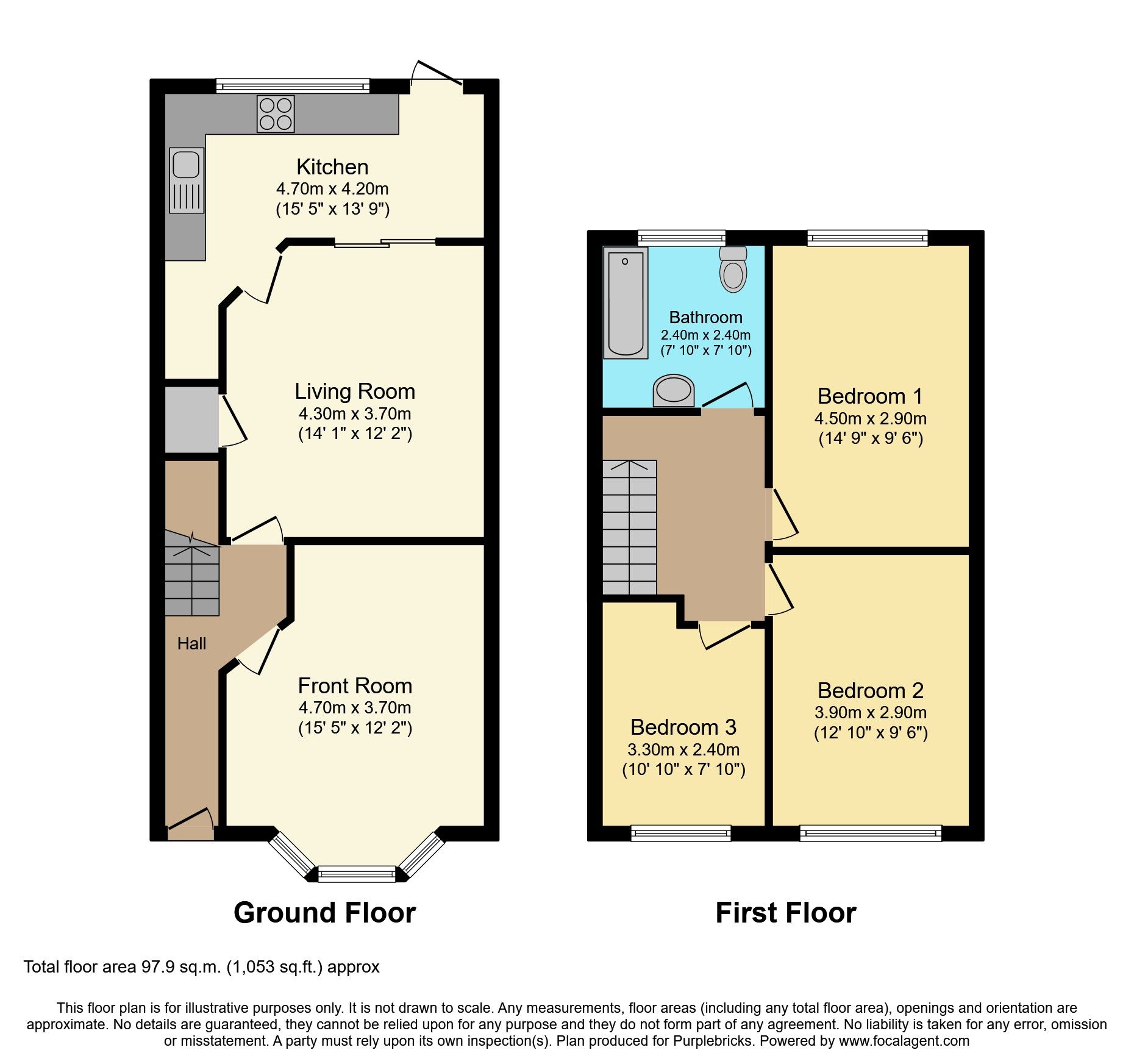 3 bed terraced house for sale in Caldwell Road, Birmingham B9 Zoopla