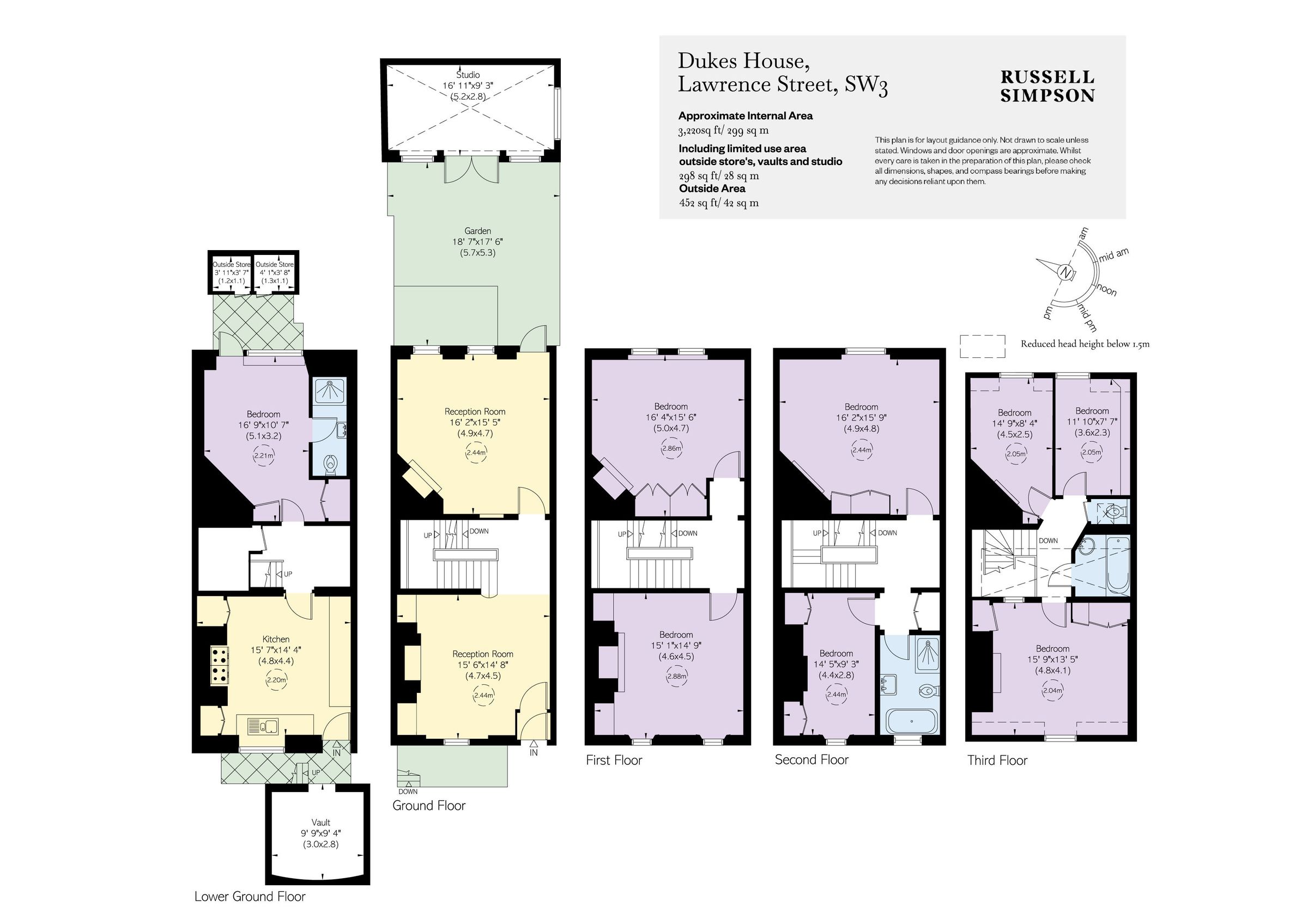 8 bed terraced house for sale in Lawrence Street, Chelsea, London SW3