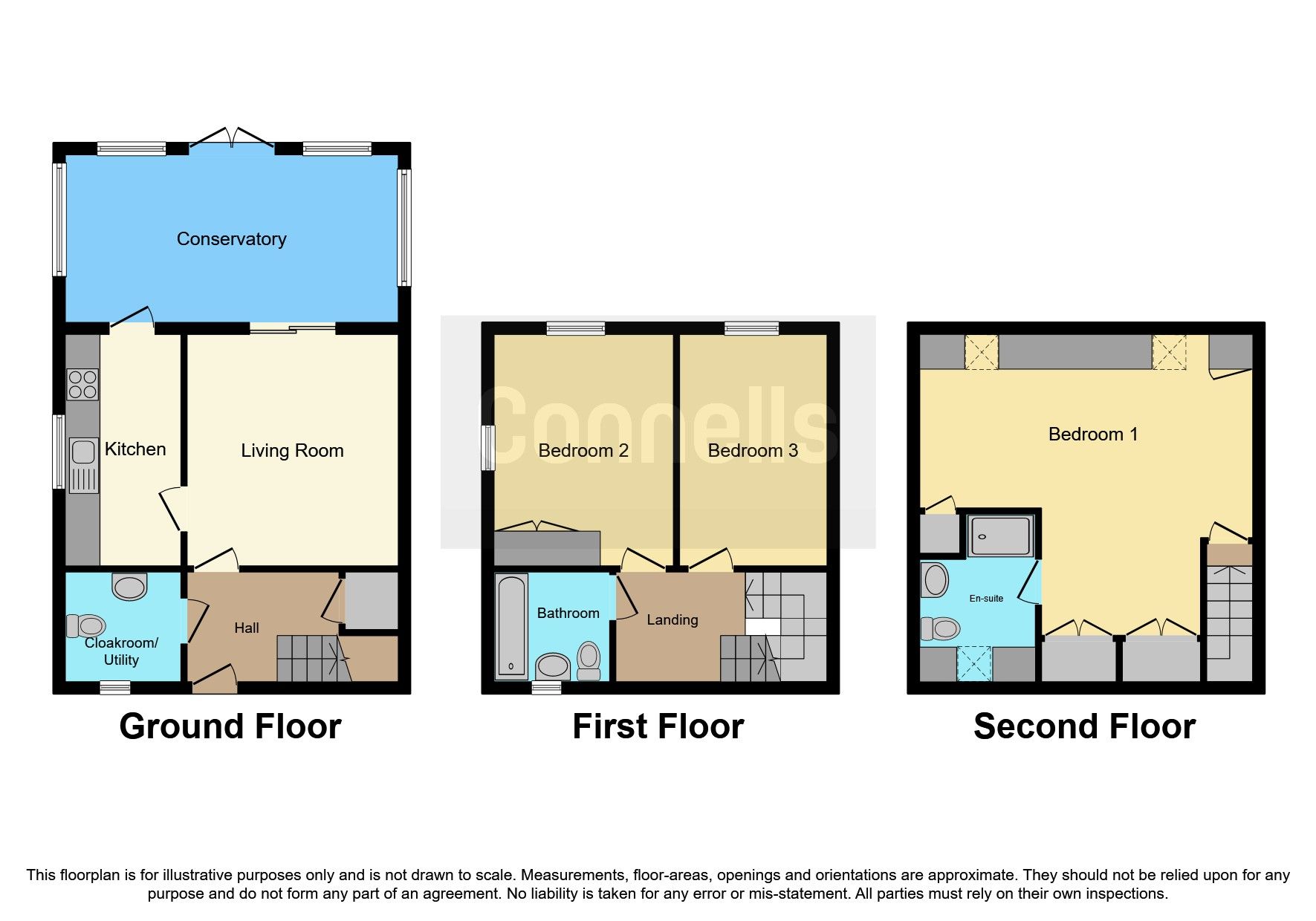 3 bed town house for sale in Dunthorne Way, Grange Farm, Milton Keynes