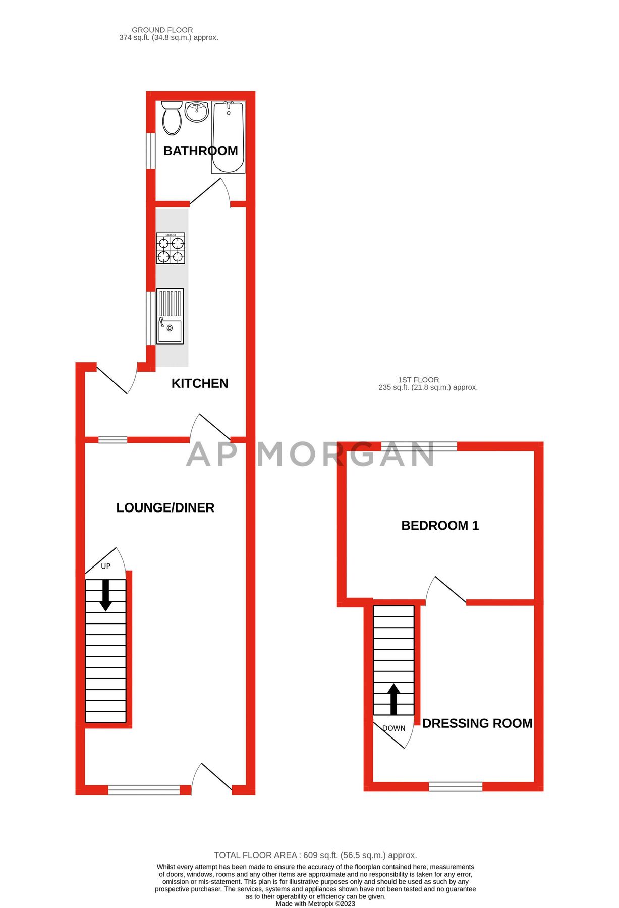 1 bed terraced house to rent in Mount Pleasant, Batchley, Redditch B97