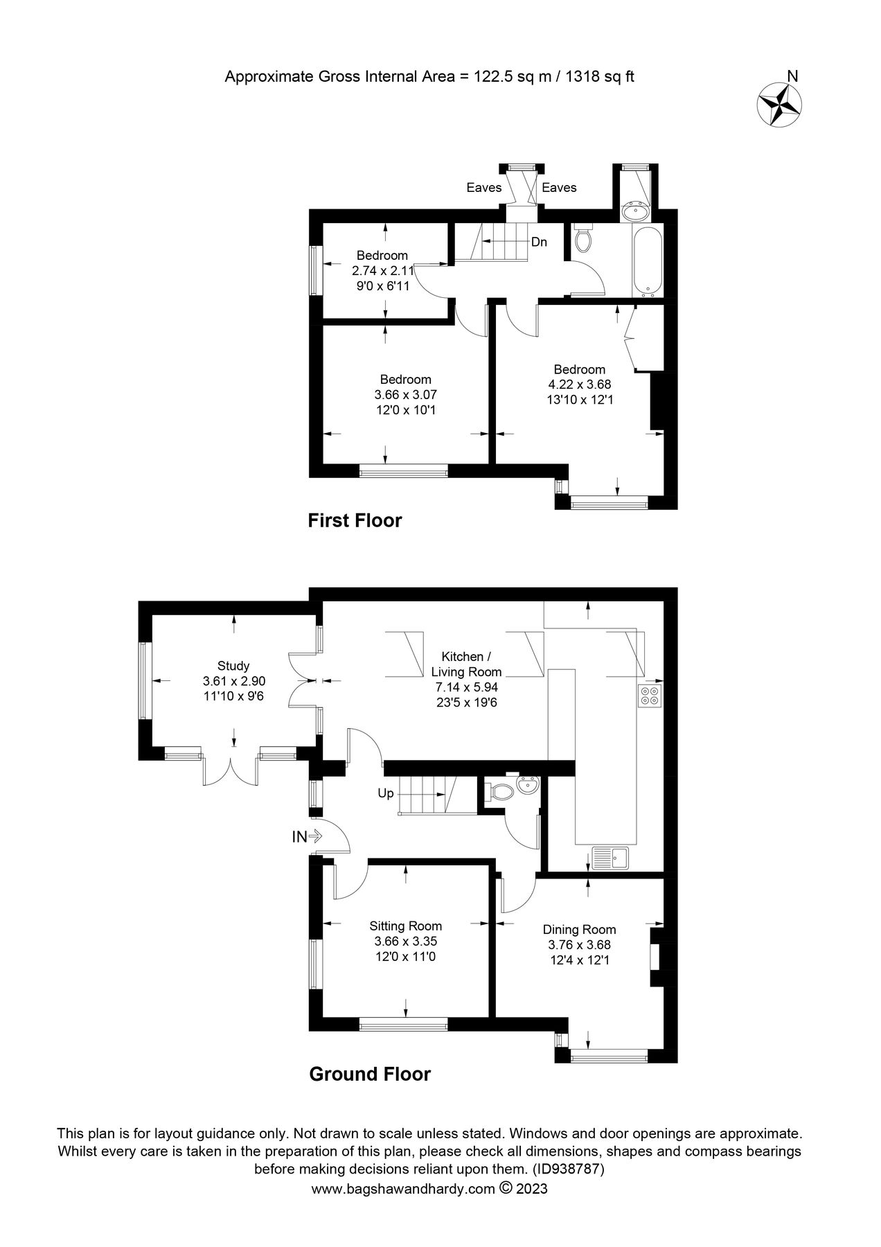 3 bed semidetached house for sale in Milford, Godalming, Surrey GU8