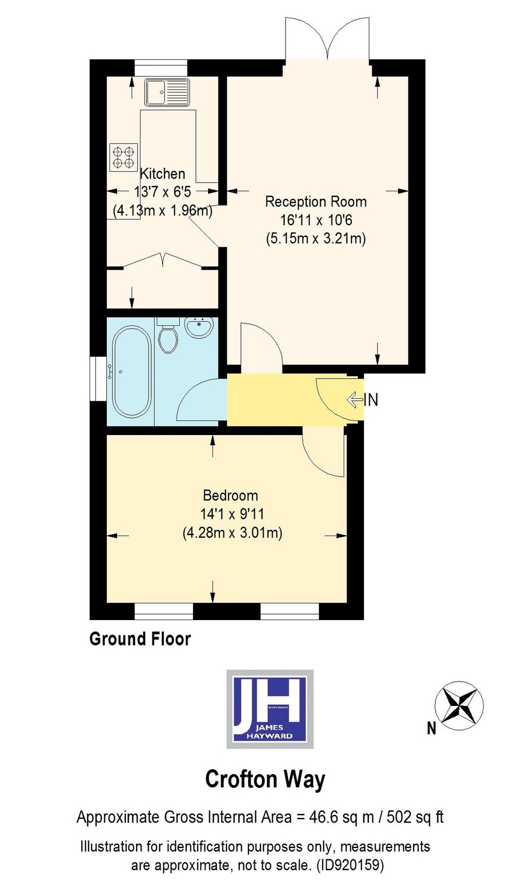 1 bed flat for sale in Crofton Way, Enfield EN2 Zoopla