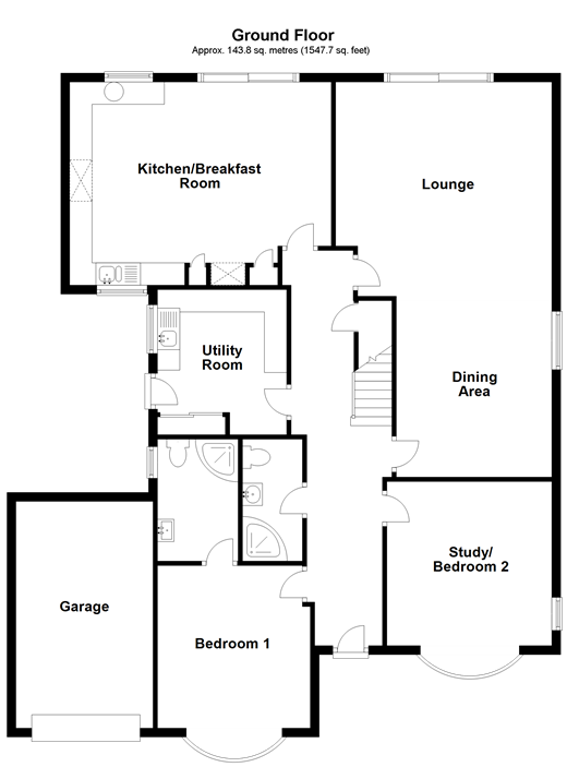 5 bed detached bungalow for sale in Bilsham Road, Yapton, West Sussex