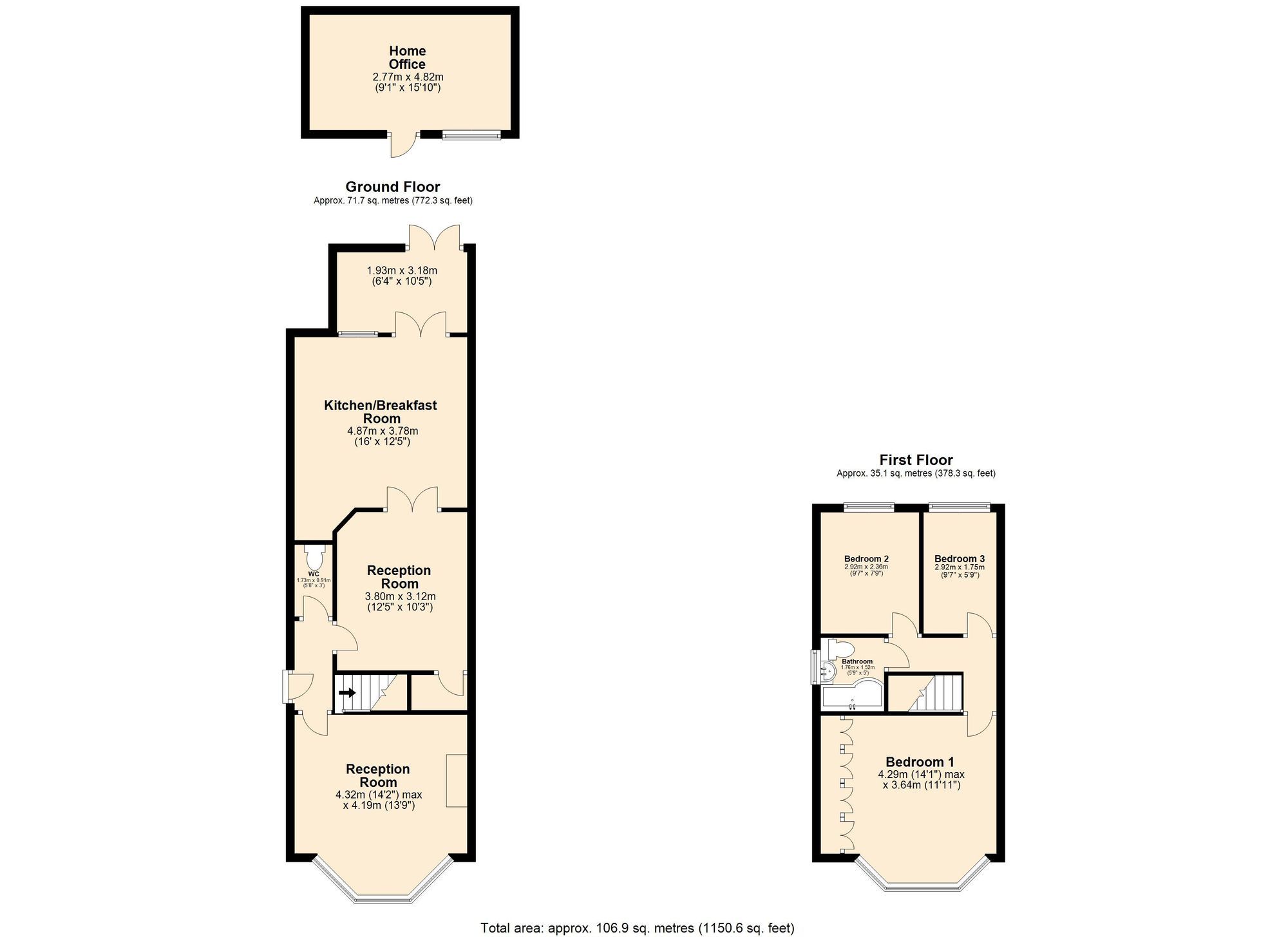 3 bed semidetached house for sale in Camp Hill Road, Nuneaton CV10