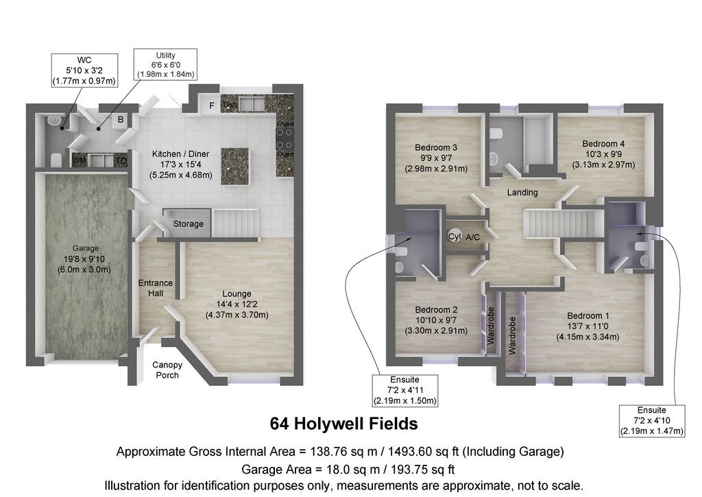 4 bed detached house for sale in Holywell Fields, Hinckley LE10 Zoopla