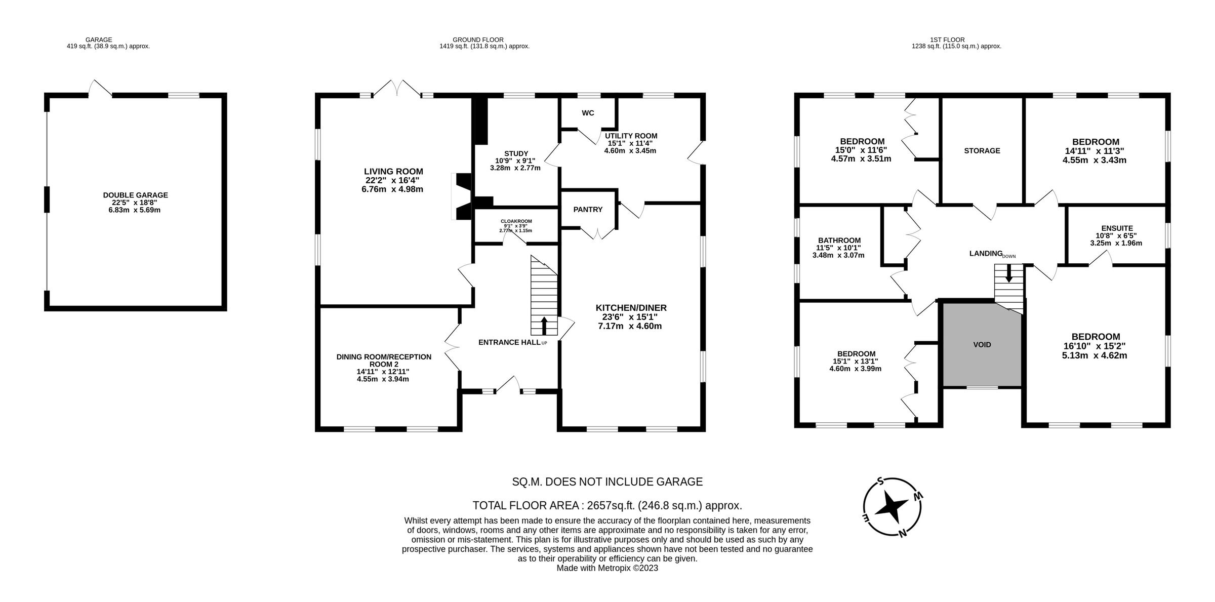 4 bed detached house for sale in Church Green, Colkirk, Fakenham NR21