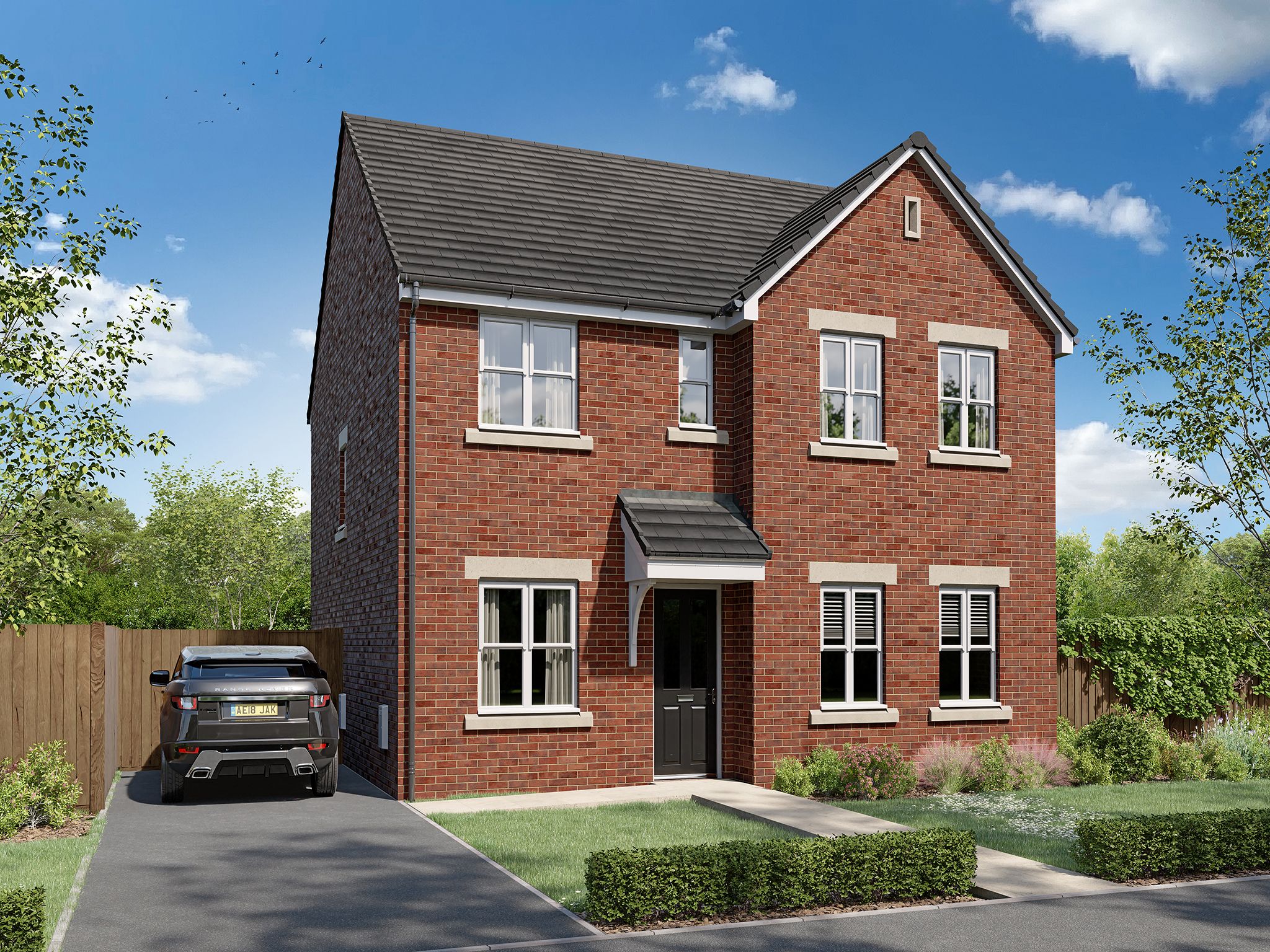 New home, 4 bed detached house for sale in "The Mayfair" at Selby Road