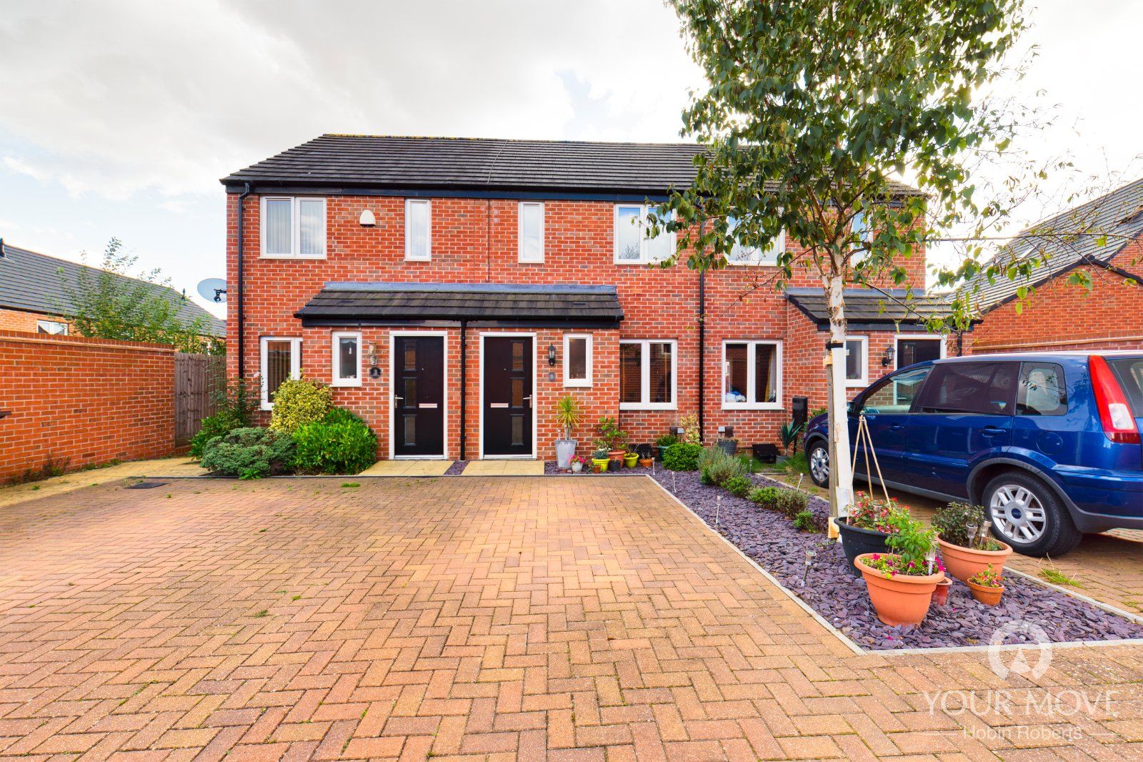 2 bed terraced house for sale in Rowthorne Close, Marina Park
