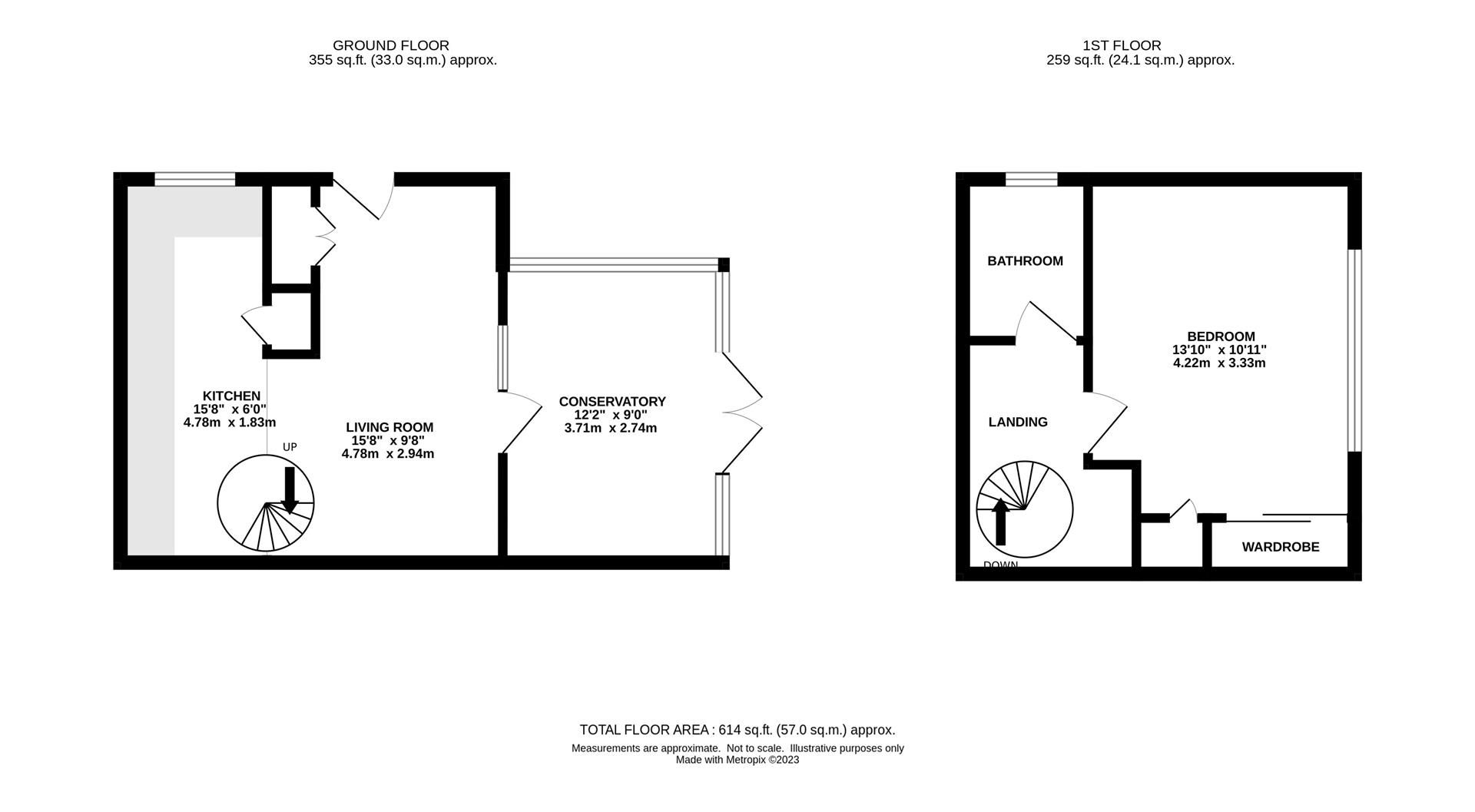 1 bed end terrace house for sale in Adstock Way, Badgers Dene, Grays