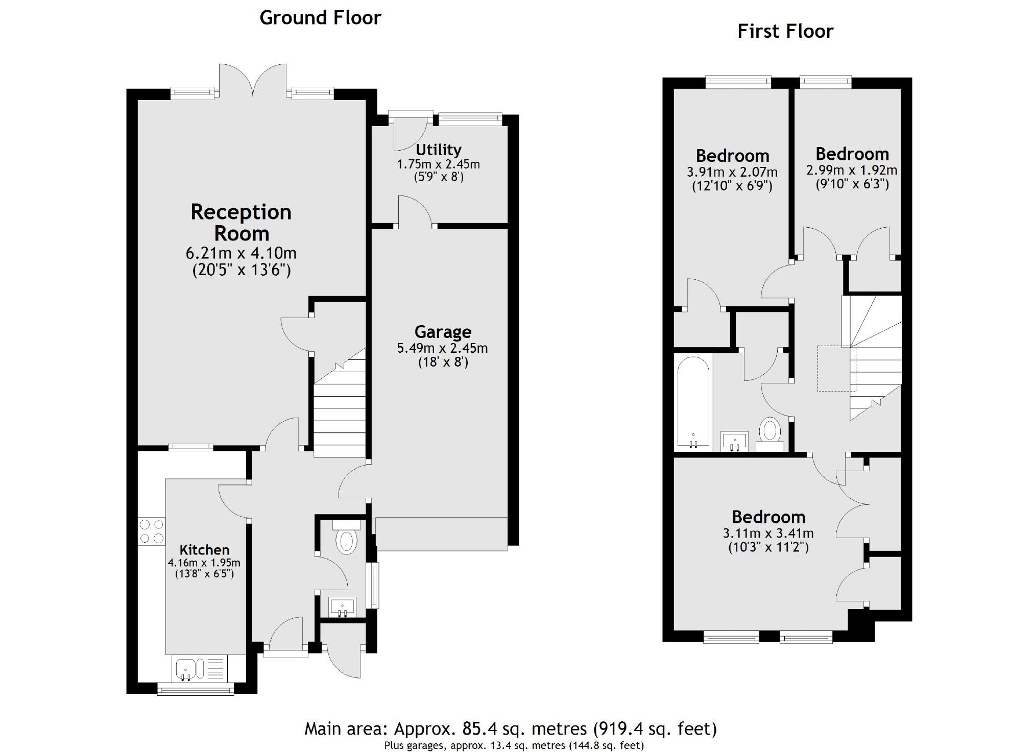 3 bed semidetached house for sale in Acacia Road, Hampton TW12 Zoopla