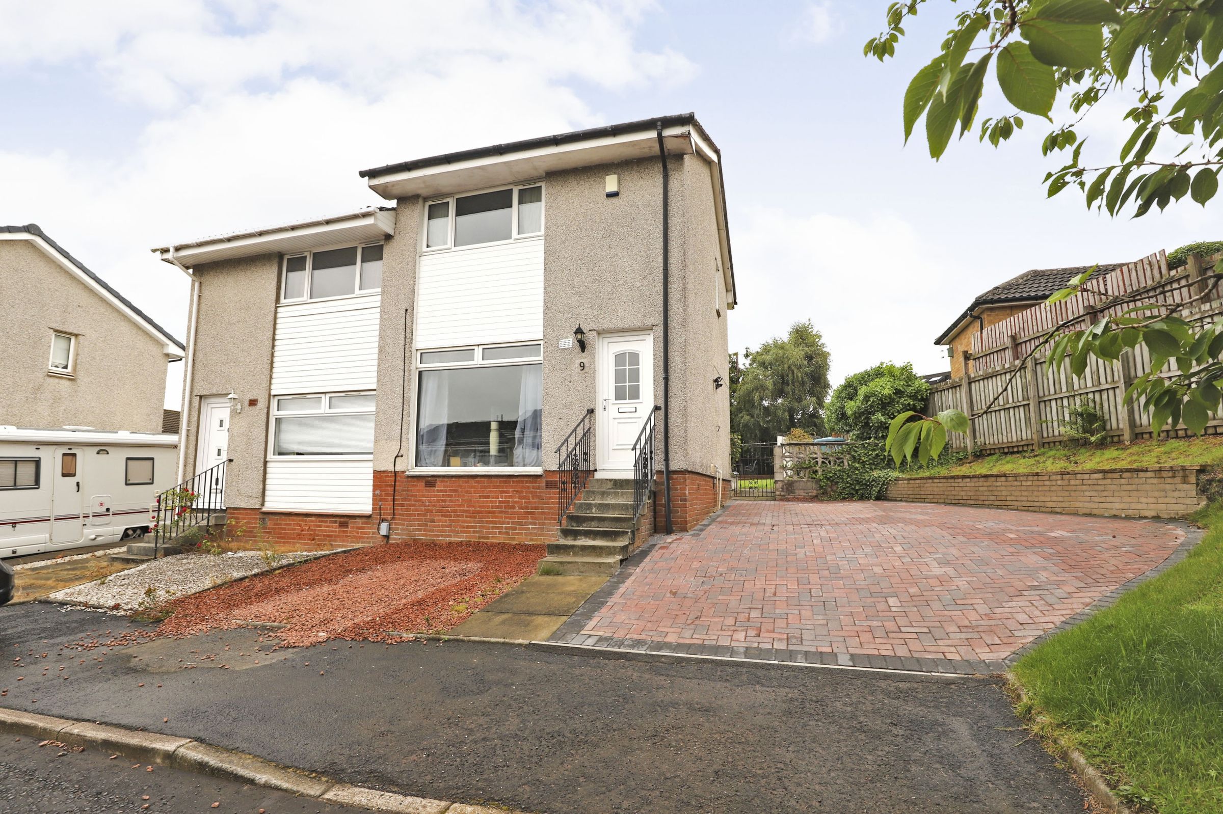 2 bed semidetached house for sale in St. Leonards Walk, Coatbridge ML5