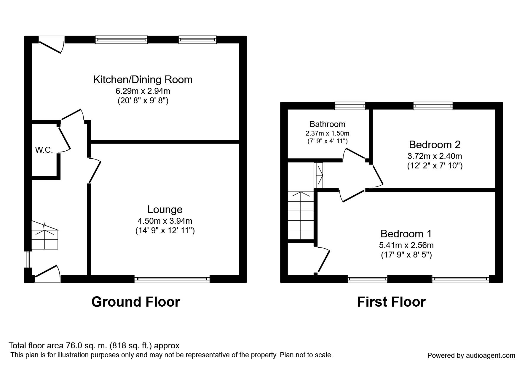 2 bed bungalow to rent in Summerville Avenue, Staining, Blackpool FY3