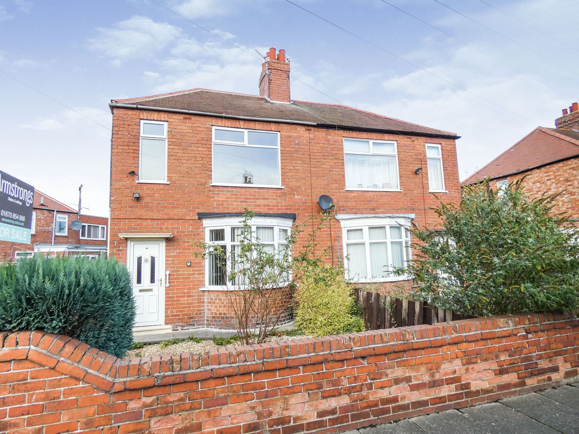 2 bed semidetached house for sale in Stakeford Crescent, Stakeford