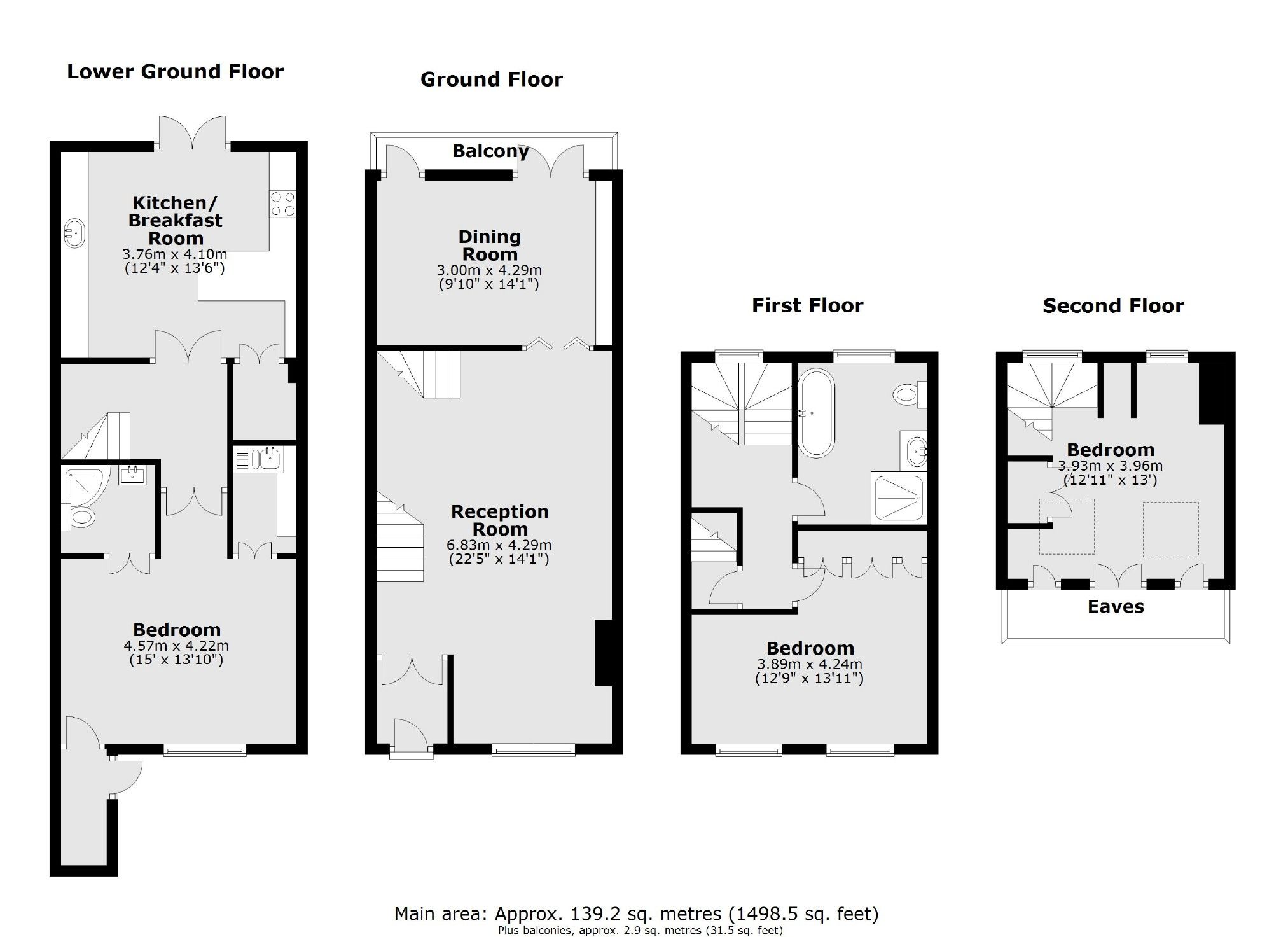 3 bed terraced house for sale in Medfield Street, London SW15 Zoopla