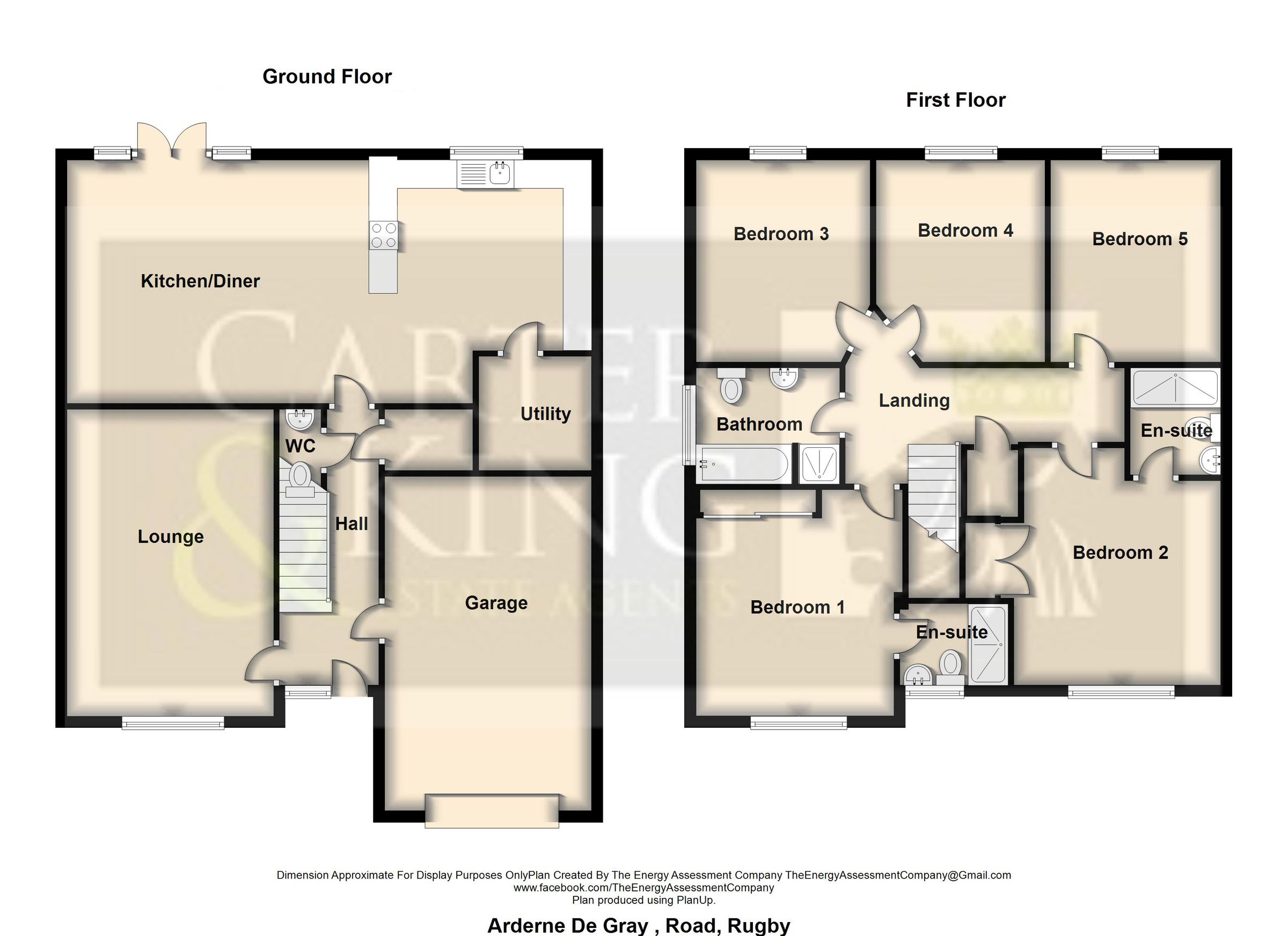 5 bed detached house for sale in Arderne De Gray Road, Wolston