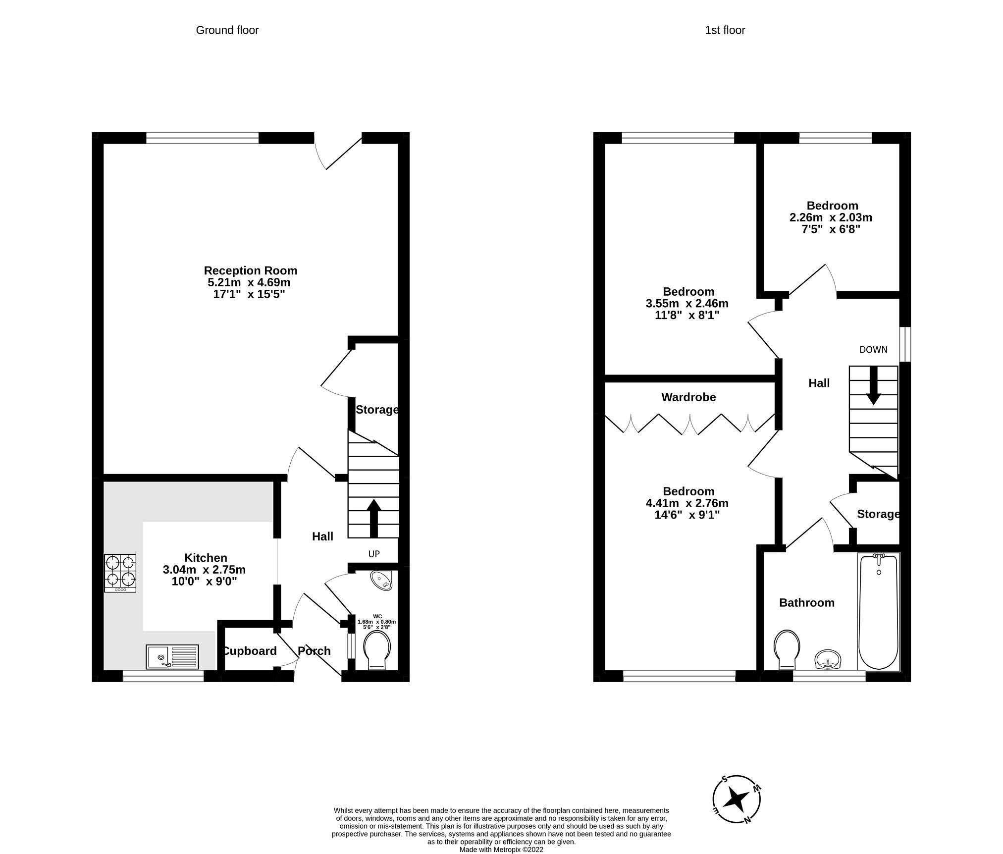 3 bed terraced house for sale in Drake Road, Chessington, Surrey. KT9