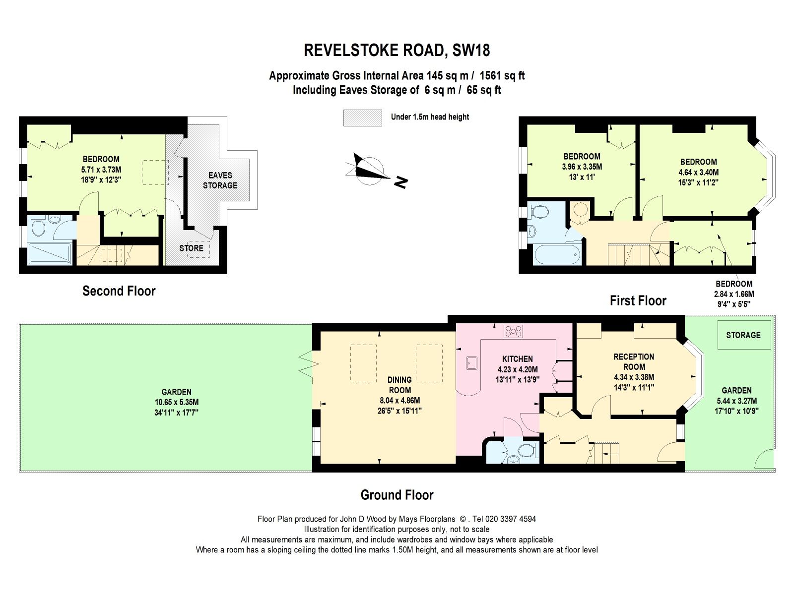 4 bed terraced house for sale in Revelstoke Road, Southfields, London