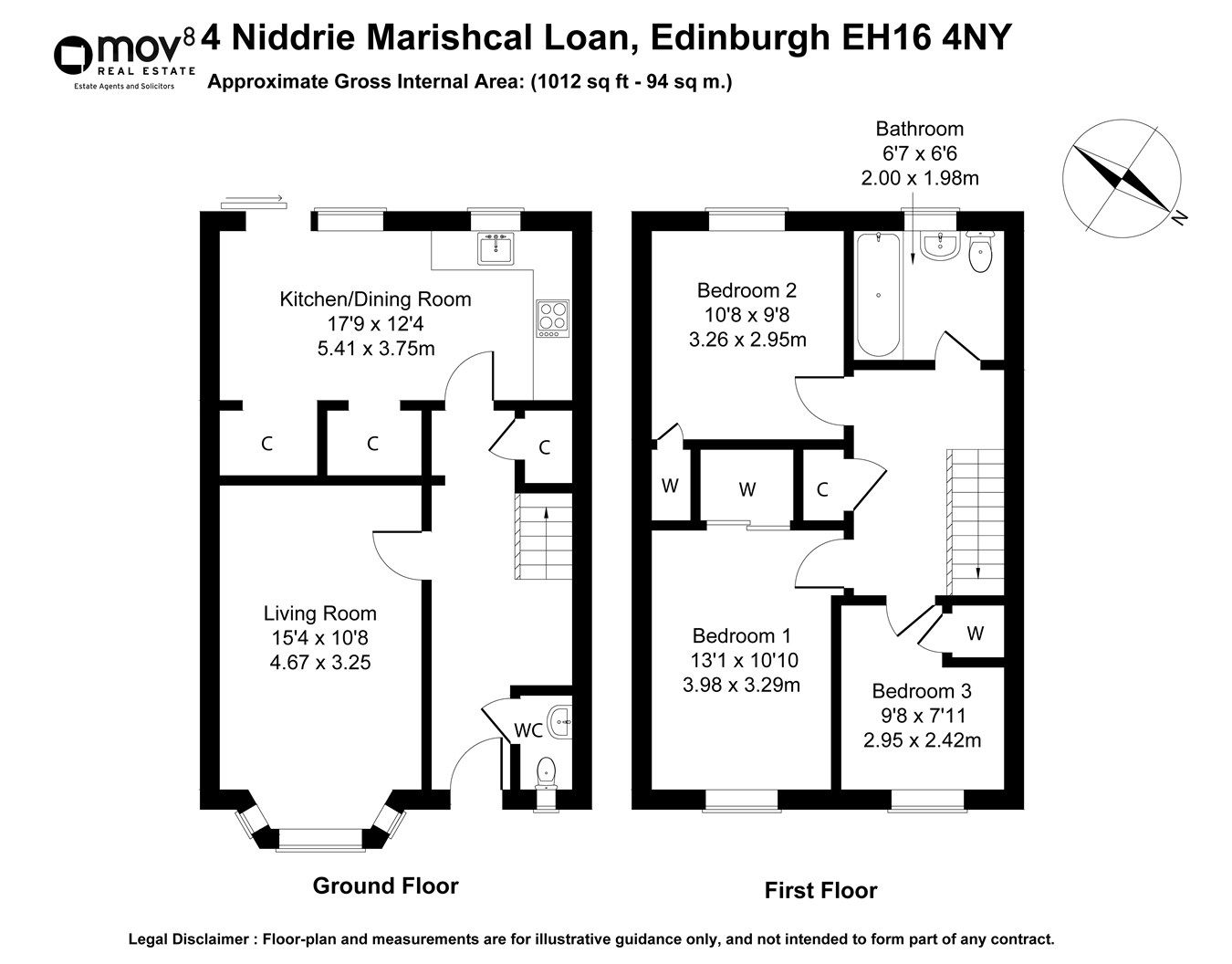 3 bed semidetached house for sale in Niddrie Marischal Loan, Niddrie