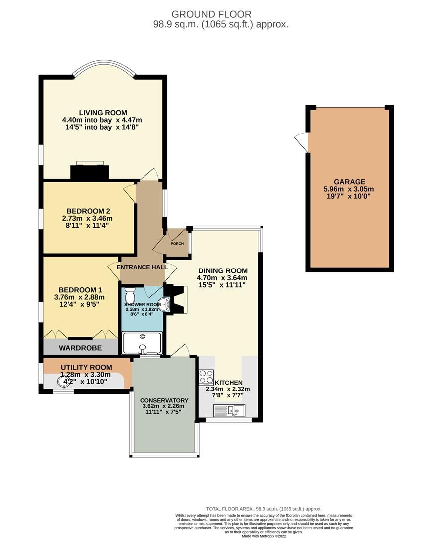 2 bed detached bungalow for sale in Brimington Road, Tapton