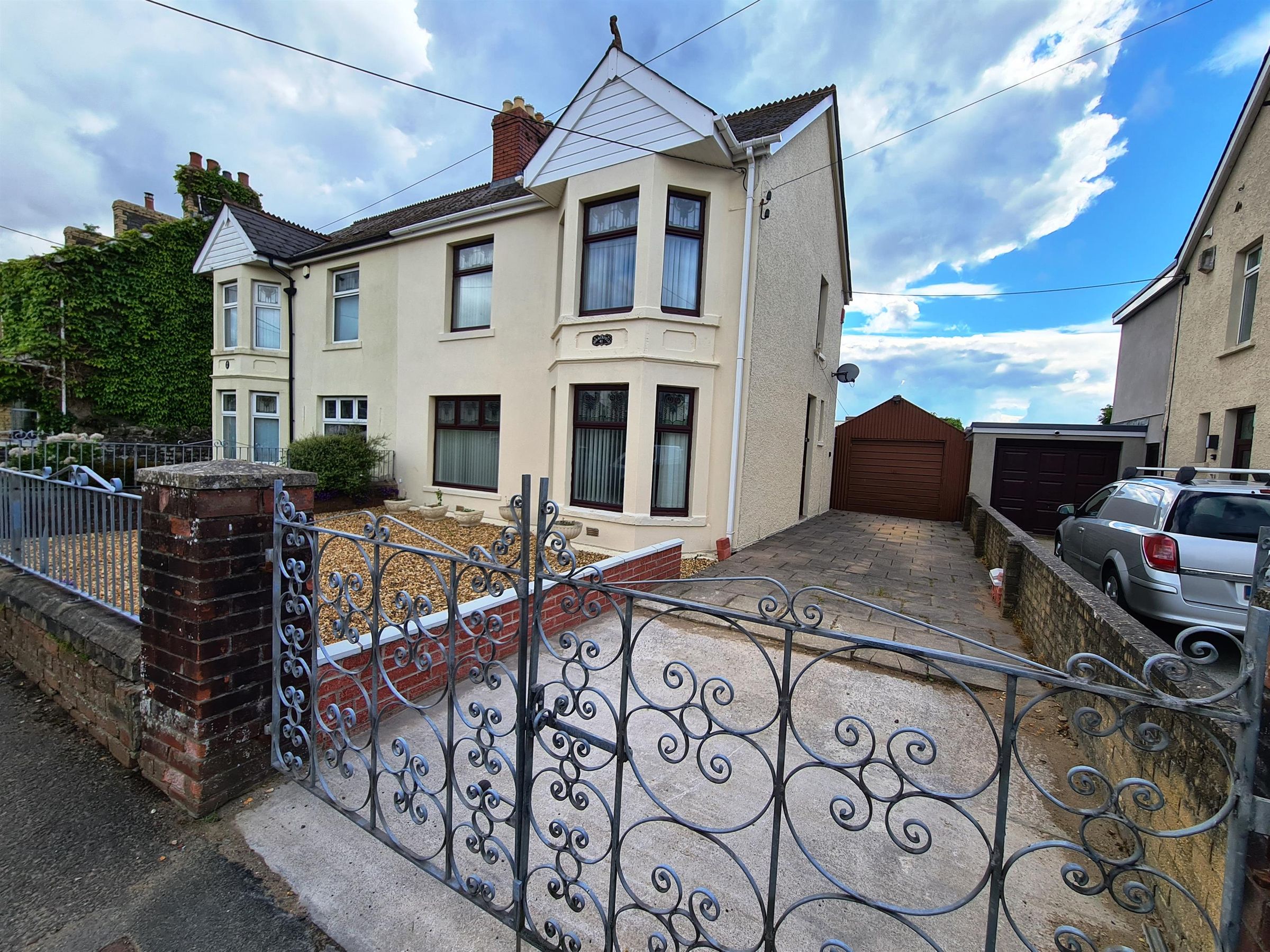 3 bed semidetached house for sale in Coychurch Road, Pencoed, Bridgend
