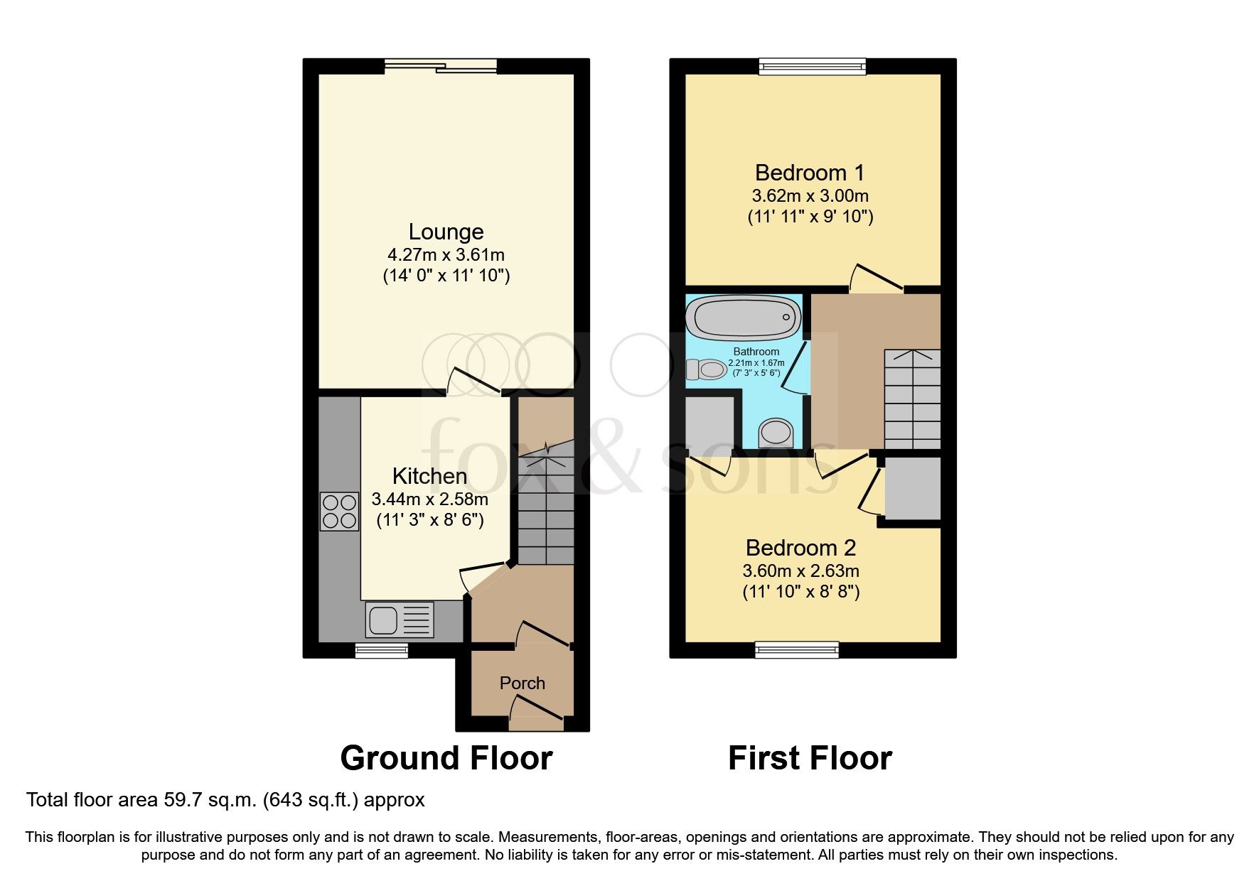 2 bed terraced house for sale in Galley Hill View, BexhillOnSea TN40