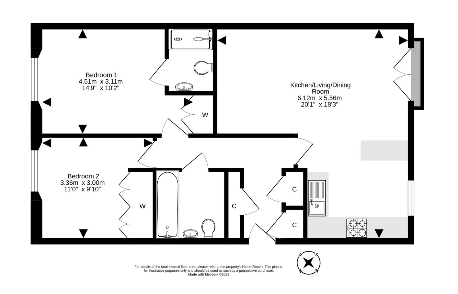 2 bed flat for sale in West Bowling Green Street, Edinburgh EH6 Zoopla