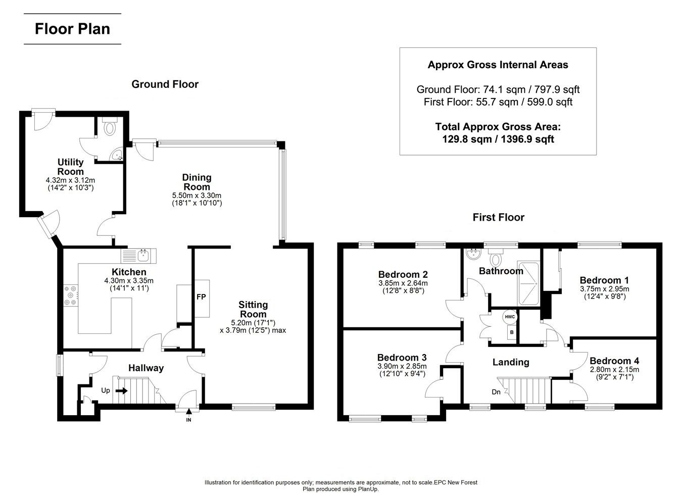 4 bed terraced house for sale in Royden Lane, Boldre, Lymington SO41