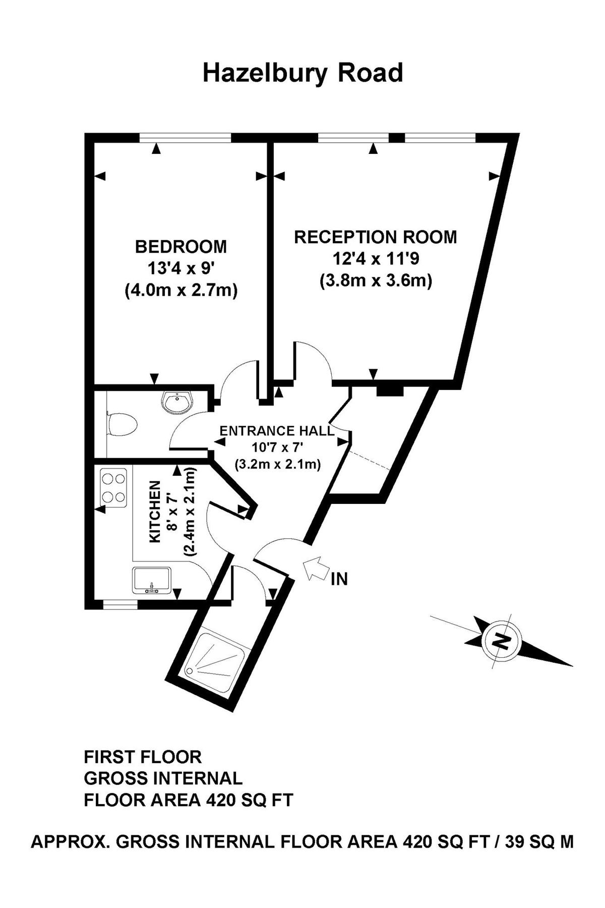1 bed flat to rent in Broughton Road, London SW6 Zoopla