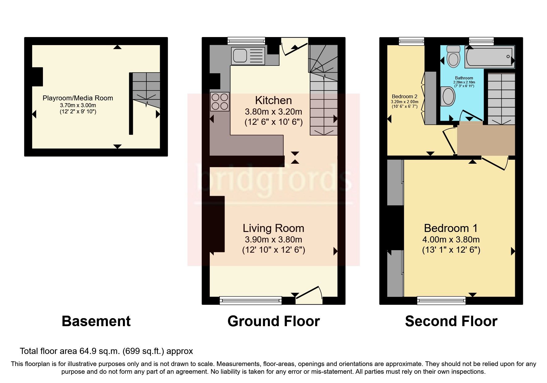 2 bed terraced house for sale in Church Street, Heaton Norris