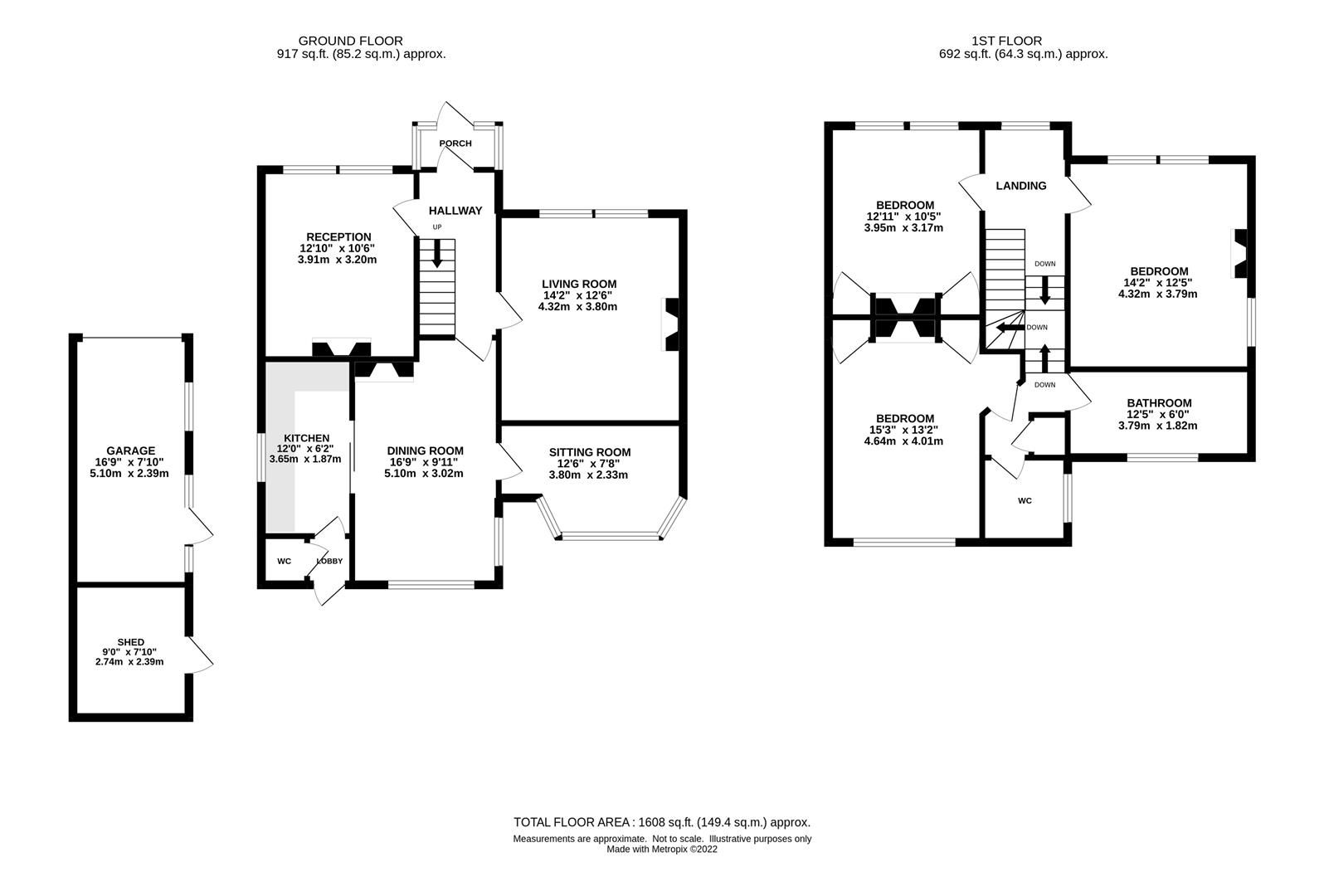 3 bed detached house for sale in Hartswood Road, Warley, Brentwood CM14