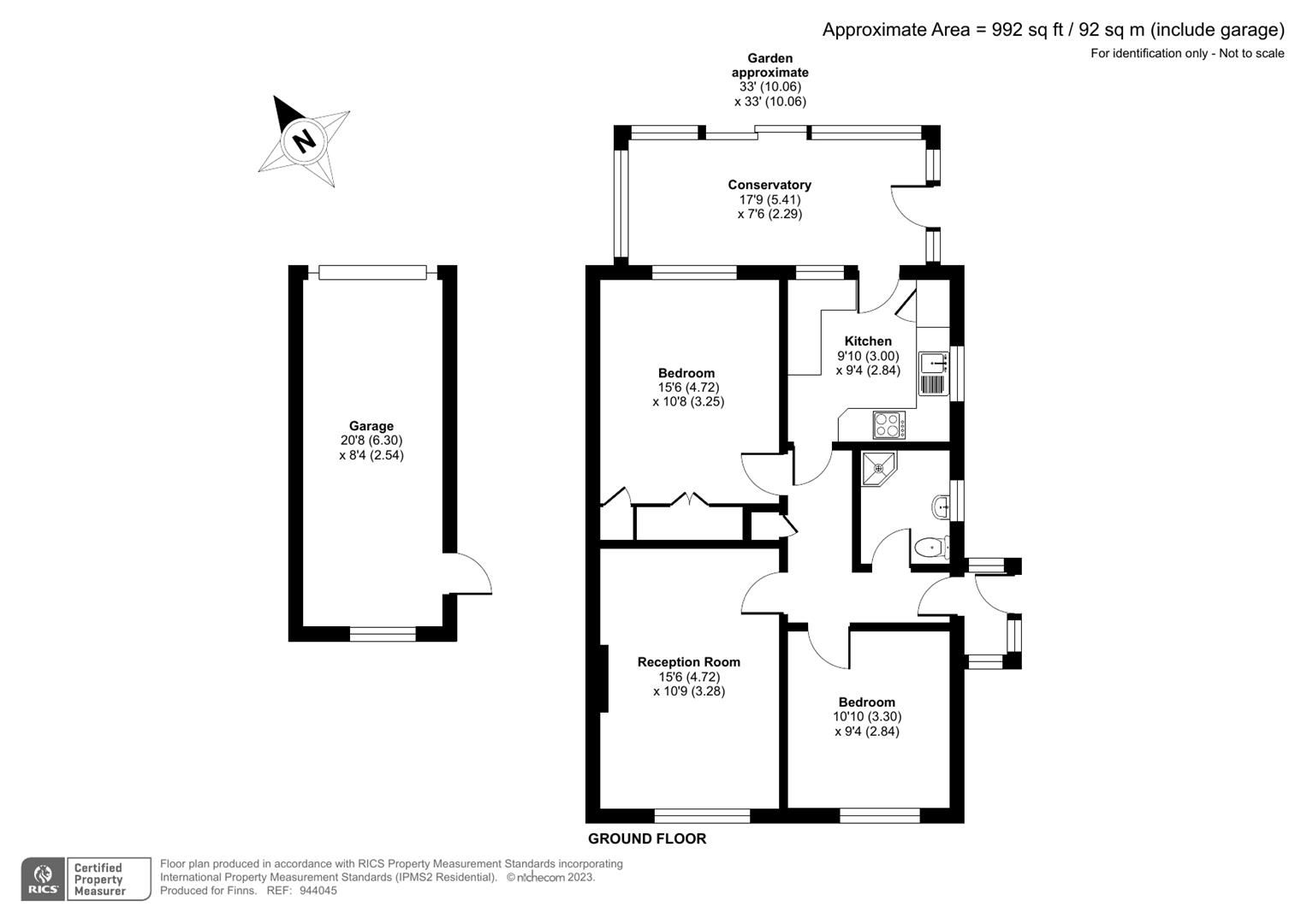 2 bed semidetached bungalow for sale in New House Close, Canterbury