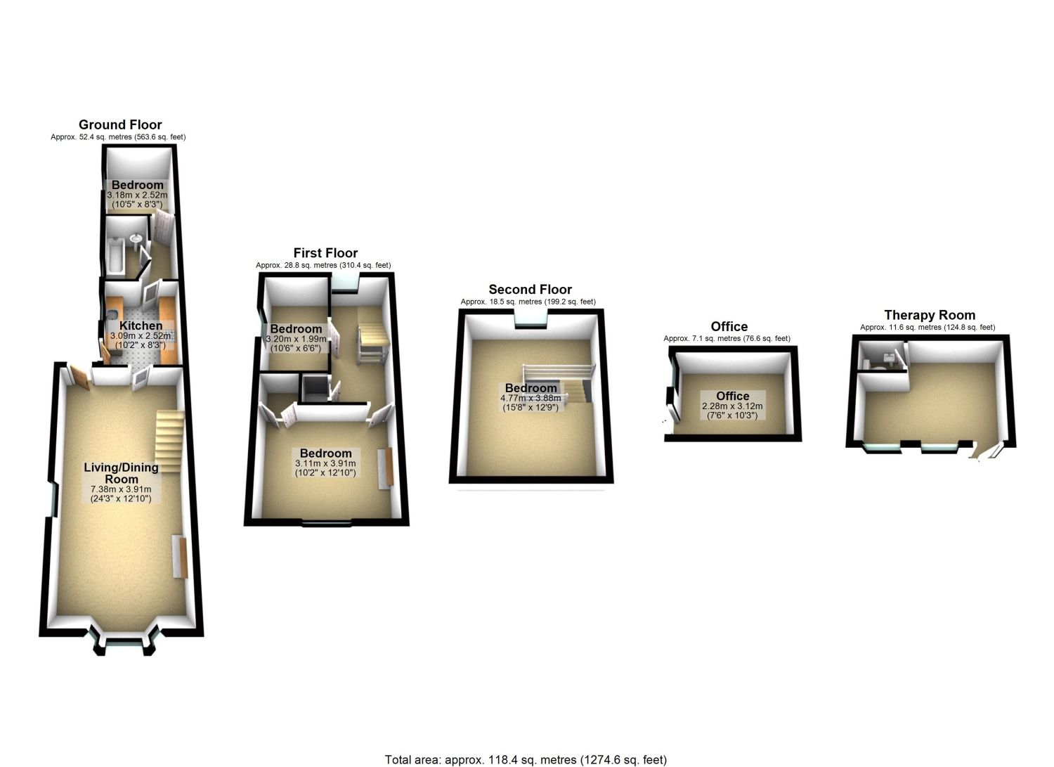 4 bed semidetached house for sale in Queens Road, Egham, Surrey TW20