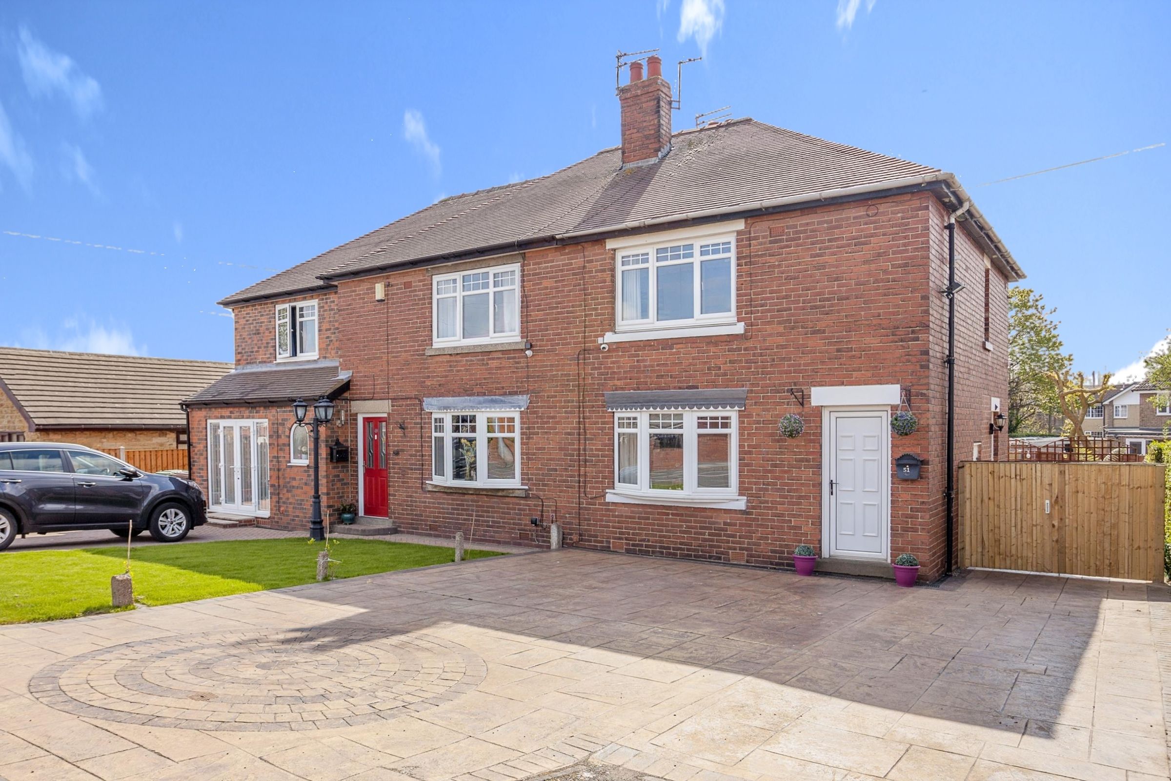 2 bed semidetached house for sale in Potovens Lane, Lofthouse