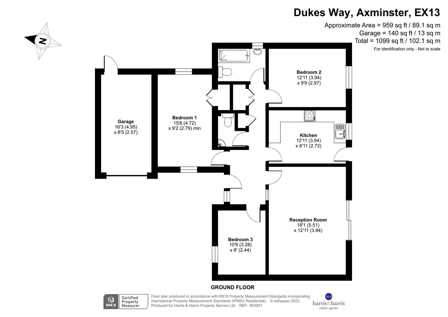 3 bed detached bungalow for sale in Dukes Way, Axminster EX13 Zoopla