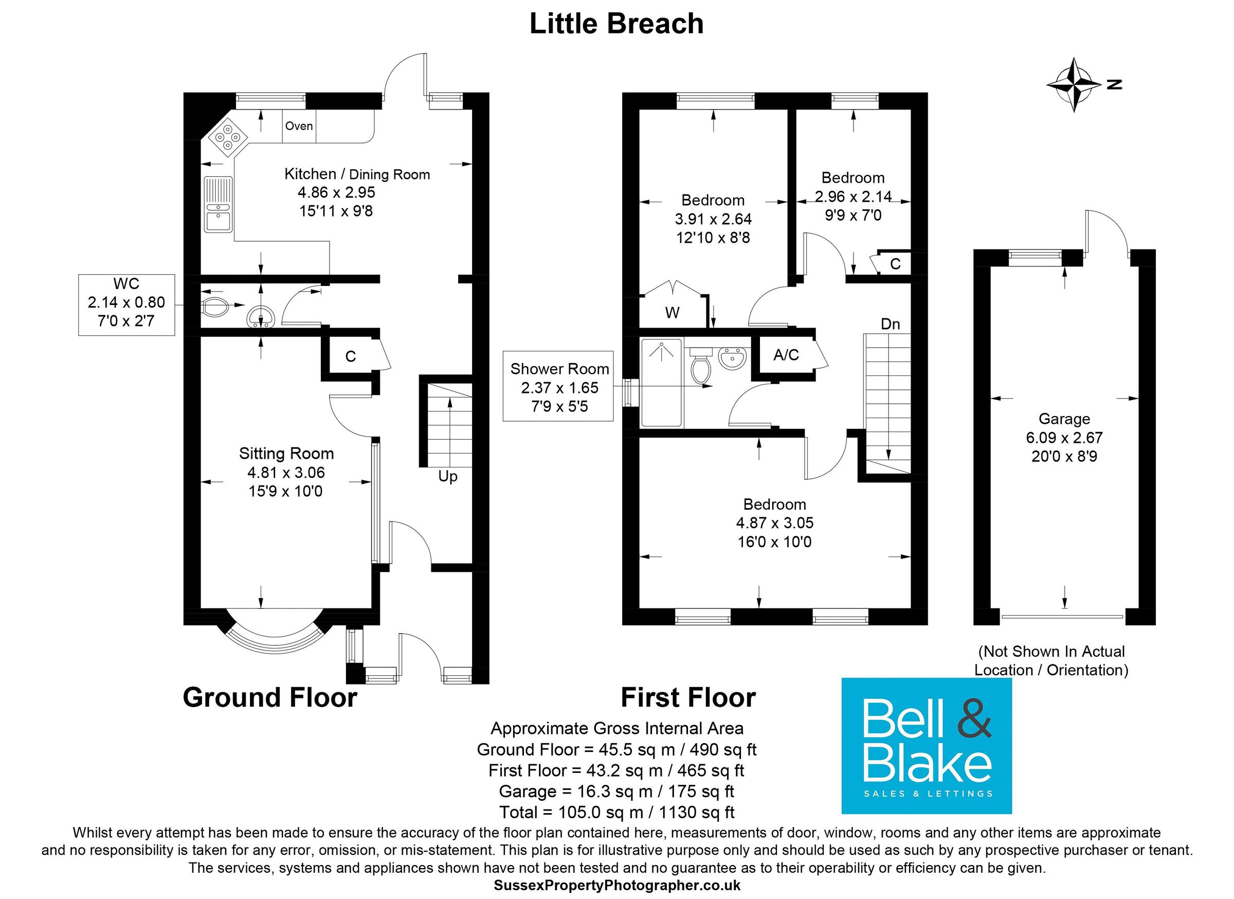 3 bed semidetached house for sale in Little Breach, Chichester PO19