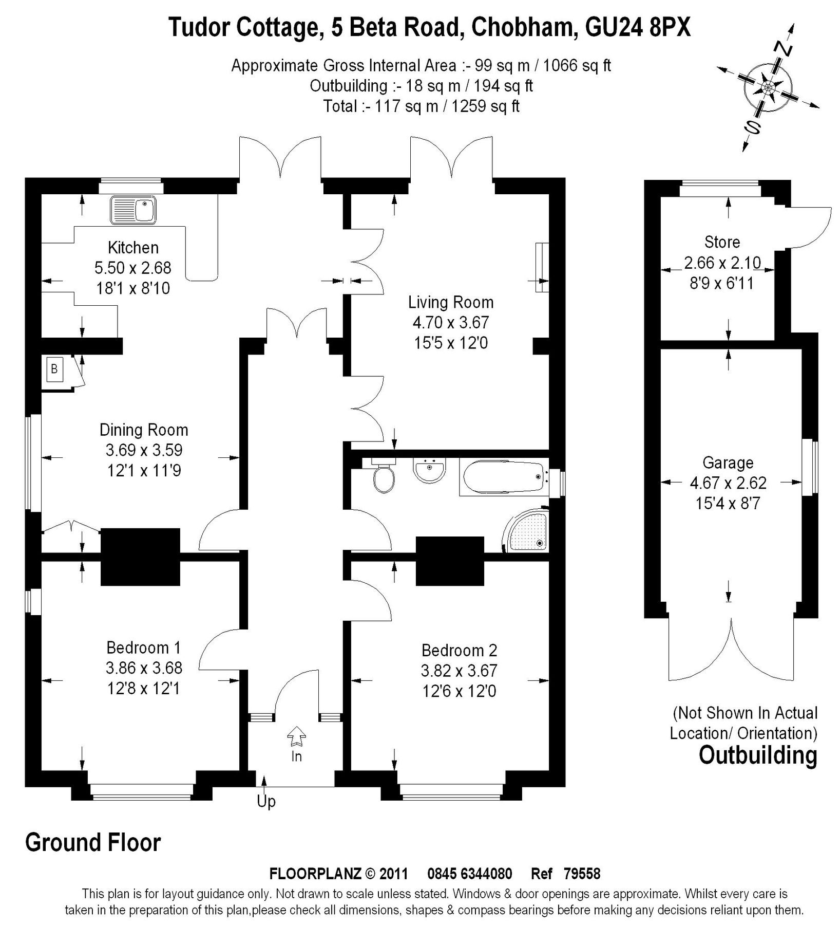 2 bed detached bungalow to rent in Beta Road, Chobham, Woking GU24 Zoopla