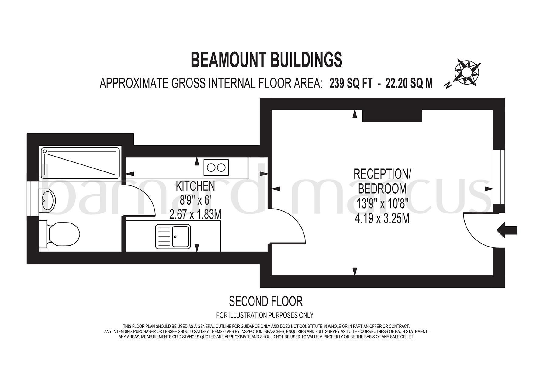 Studio to rent in Beaumont Buildings, Martlett Court, Covent Garden WC2B Zoopla