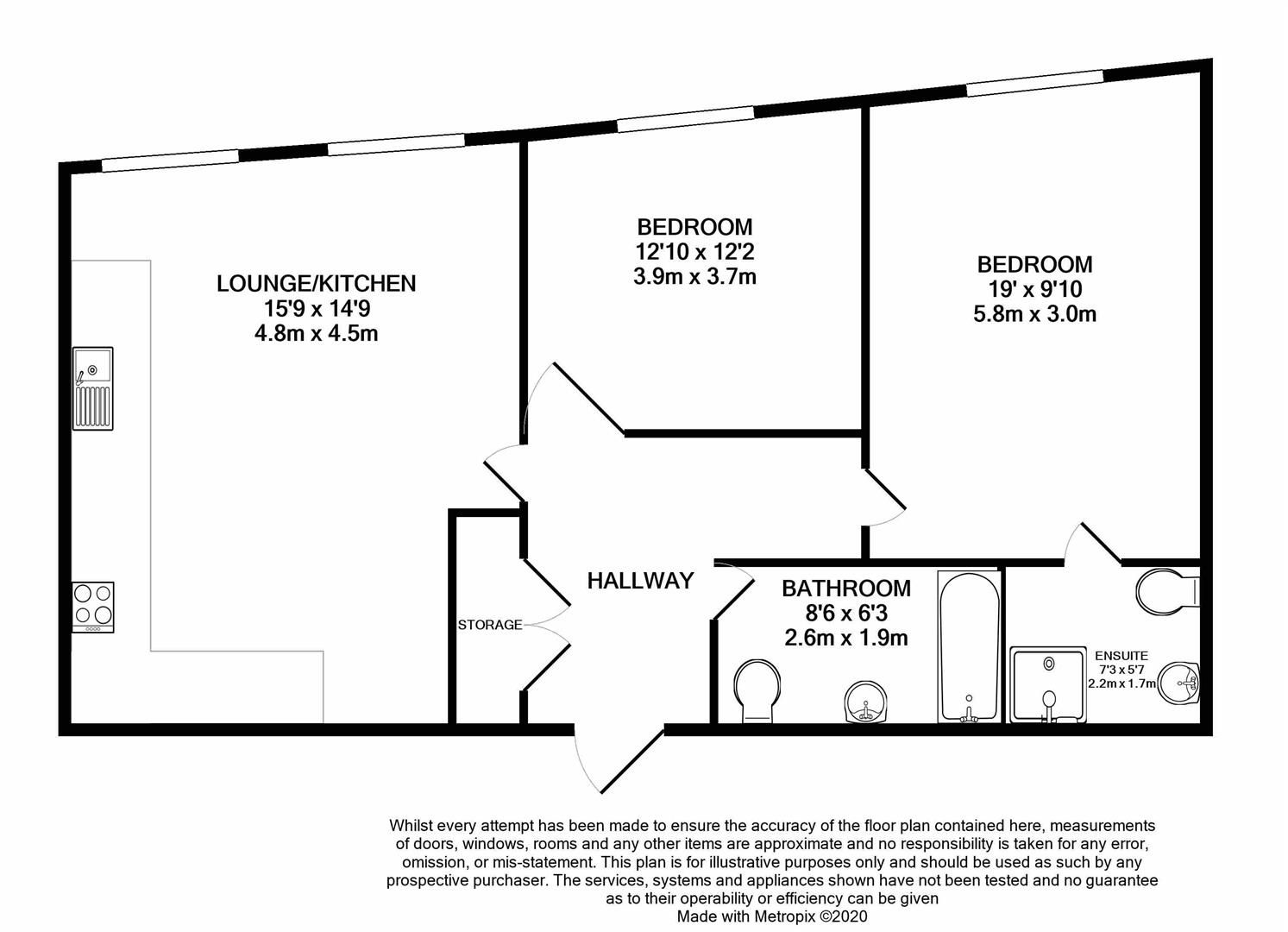 2 bed flat to rent in Waterways House, Bentinck Road, West Drayton UB7