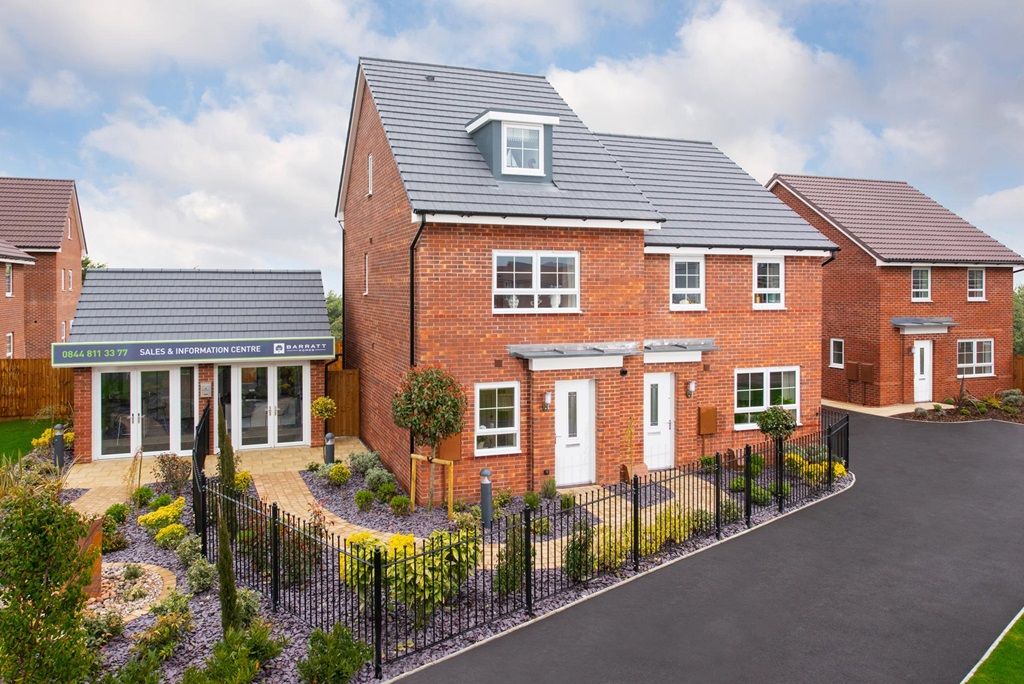 New home, 4 bed terraced house for sale in "Kingsville" at Adair Way